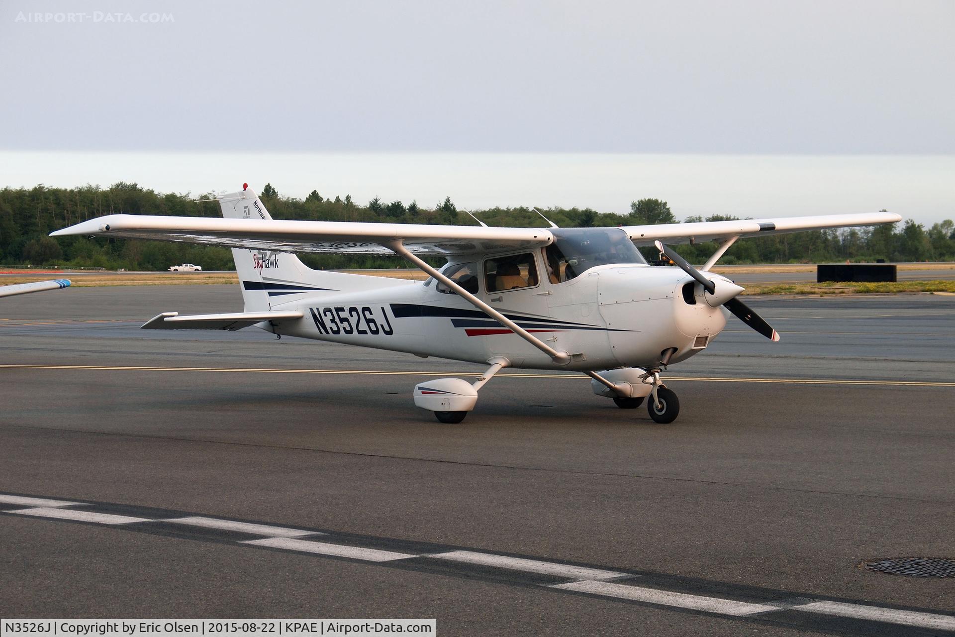 N3526J, Cessna 172S C/N 172S8829, Cessna 172 at Paine Field for Challenge Air.