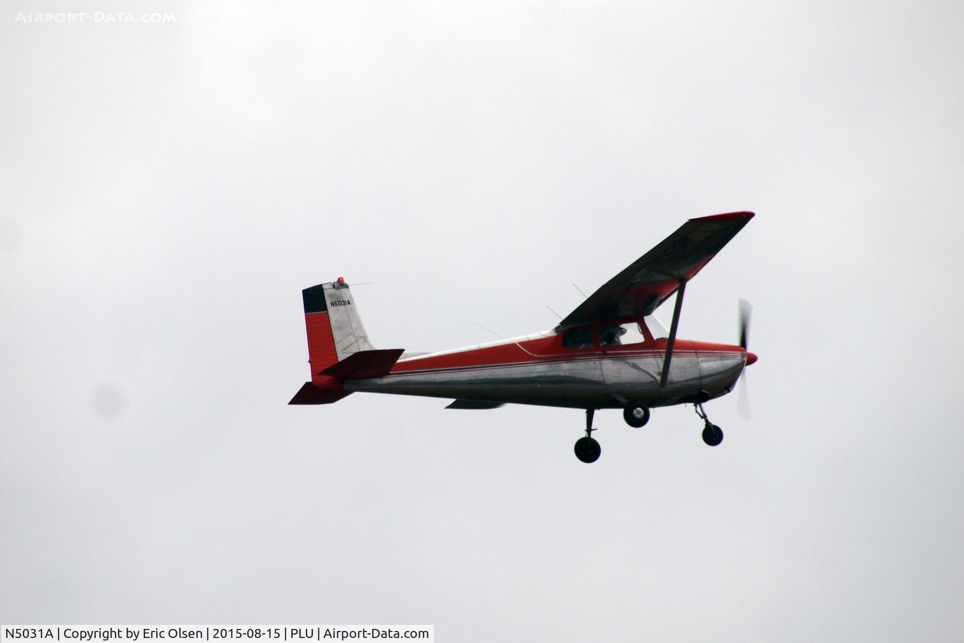 N5031A, 1955 Cessna 172 C/N 28031, 1955 Cessna over Thun Field