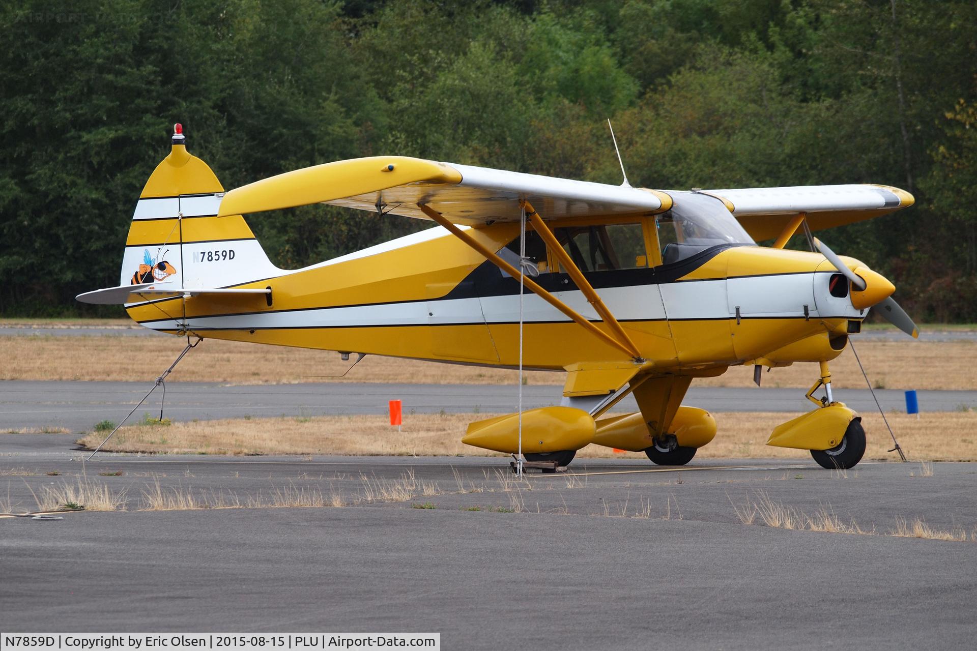 N7859D, 1957 Piper PA-22-150 Tri-Pacer C/N 22-5509, 1957 Piper at Thun Field.