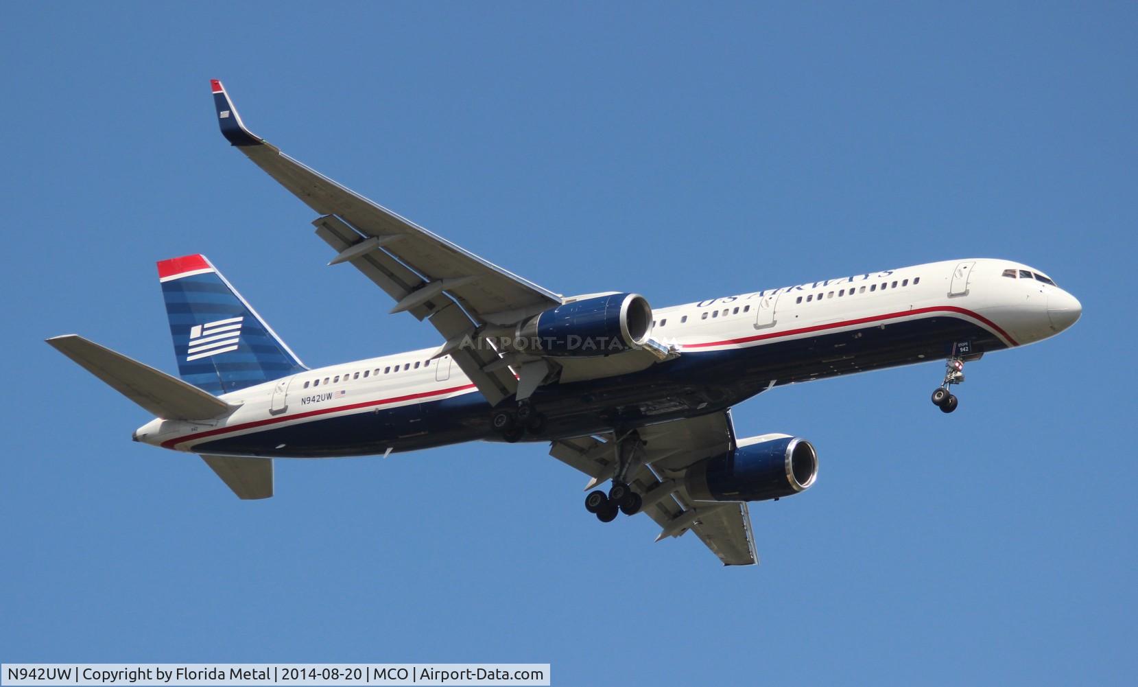 N942UW, 1995 Boeing 757-2B7 C/N 27807, USAirways