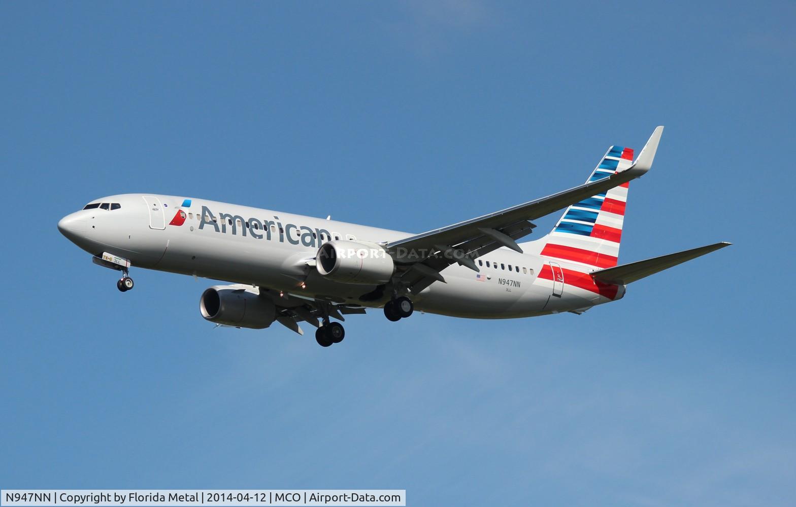N947NN, 2014 Boeing 737-823 C/N 31190, American