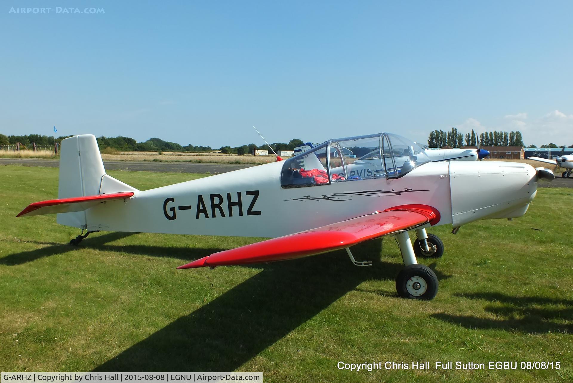 G-ARHZ, 1961 Rollason Druine D-62 Condor C/N PFA 247, at the Vale of York LAA strut flyin, Full Sutton