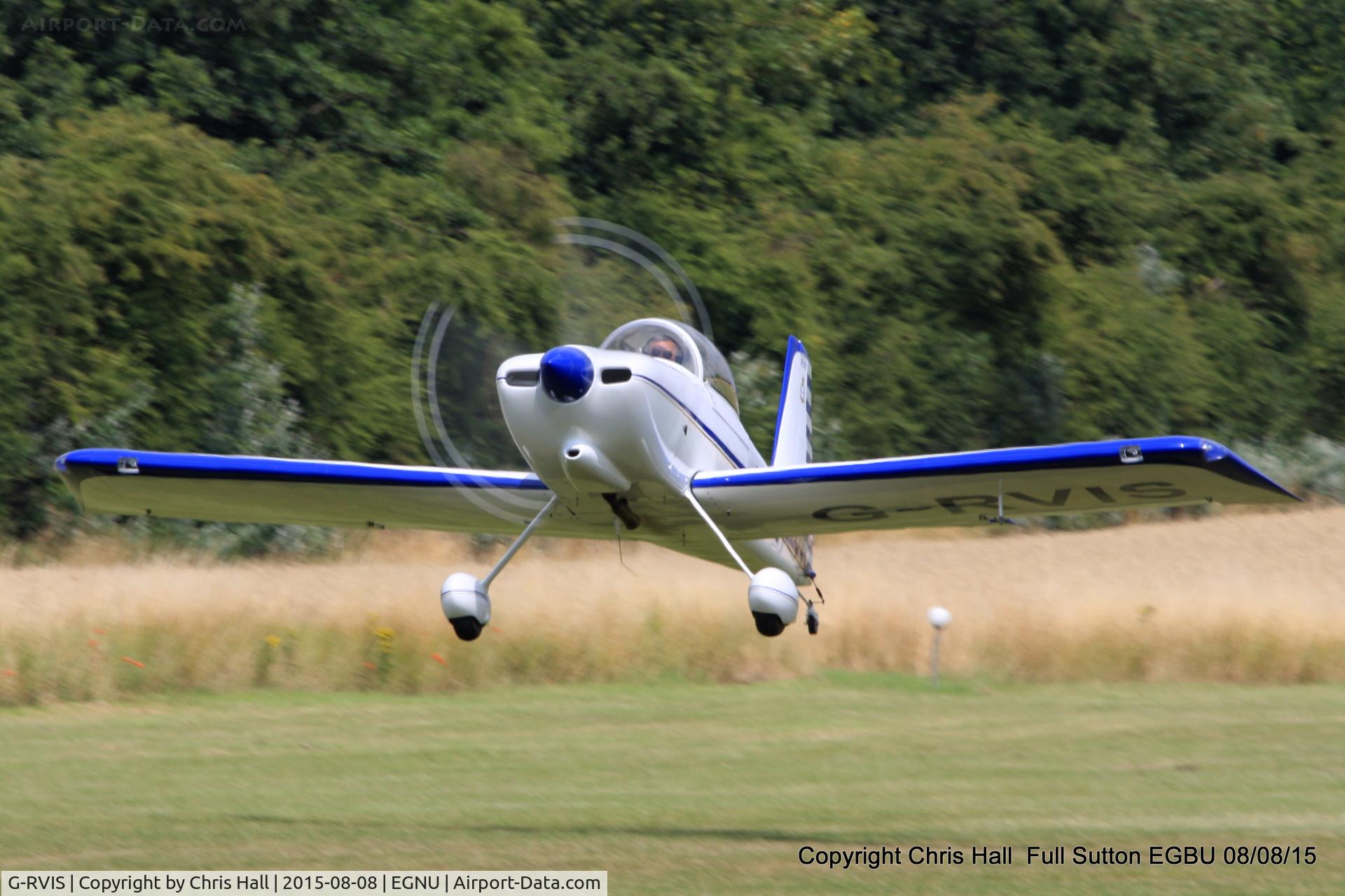 G-RVIS, 2003 Vans RV-8 C/N PFA 303-14031, at the Vale of York LAA strut flyin, Full Sutton