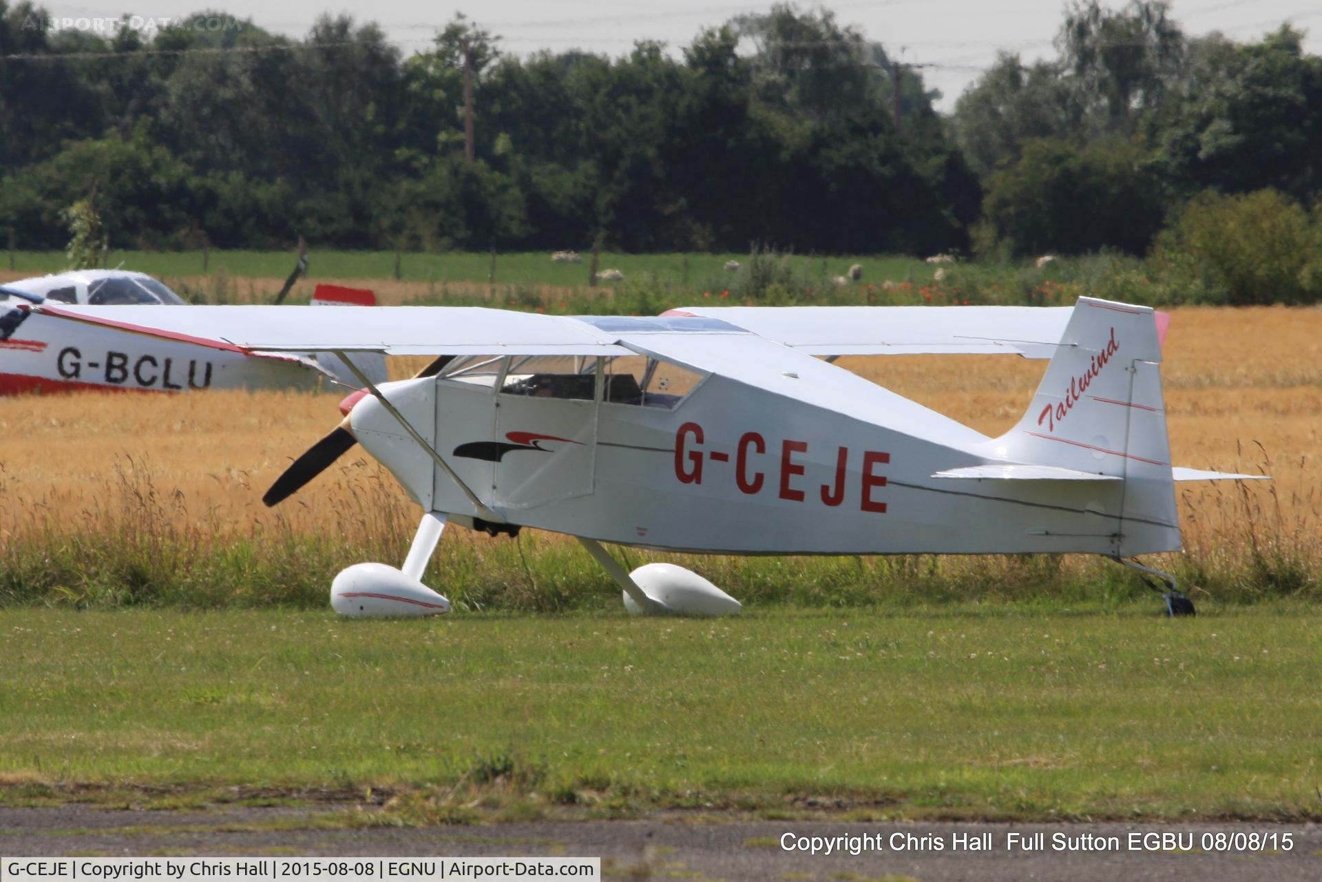 G-CEJE, 2007 Wittman W-10 Tailwind C/N PFA 031-14003, at the Vale of York LAA strut flyin, Full Sutton