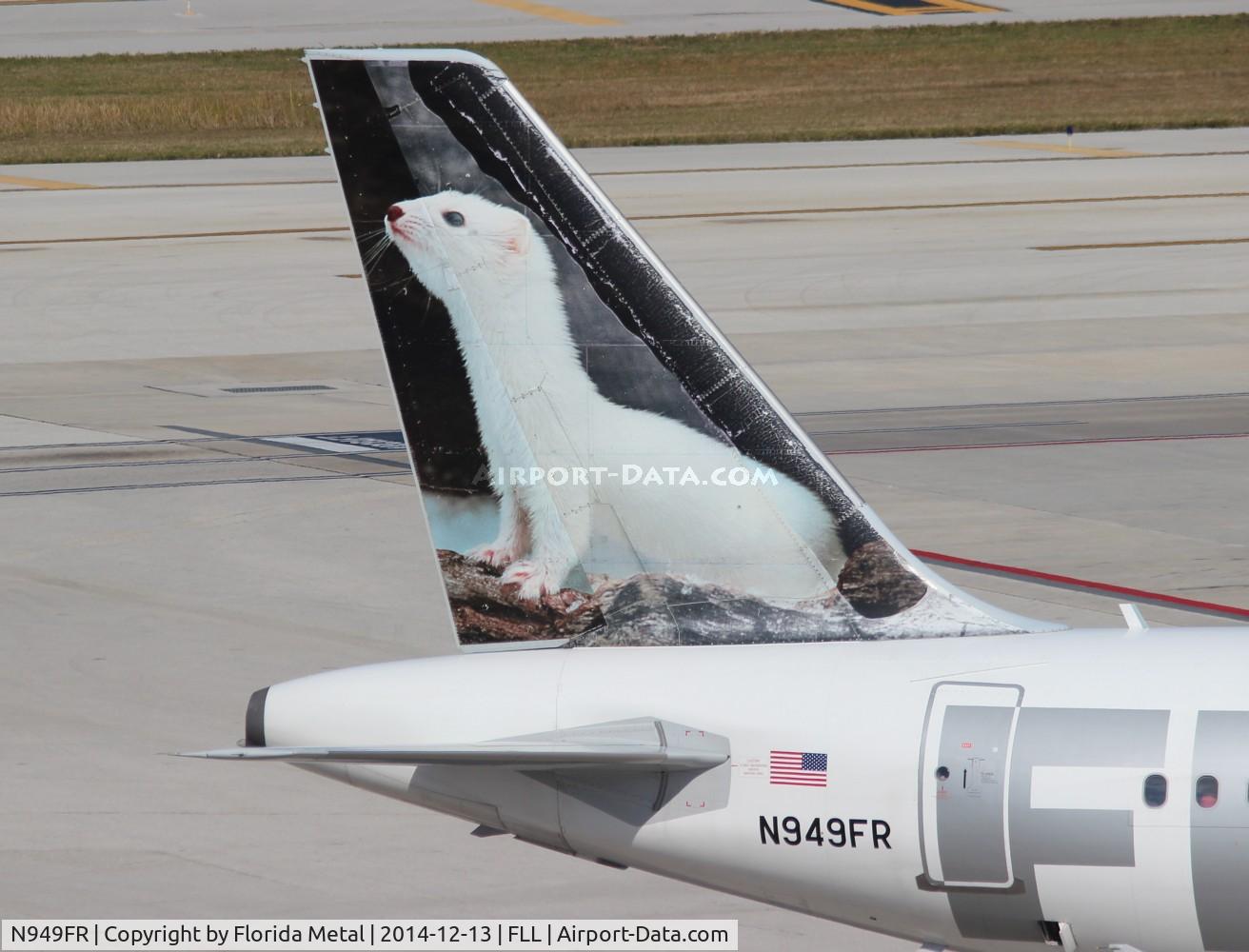 N949FR, 2006 Airbus A319-112 C/N 2857, Erma the Ermine