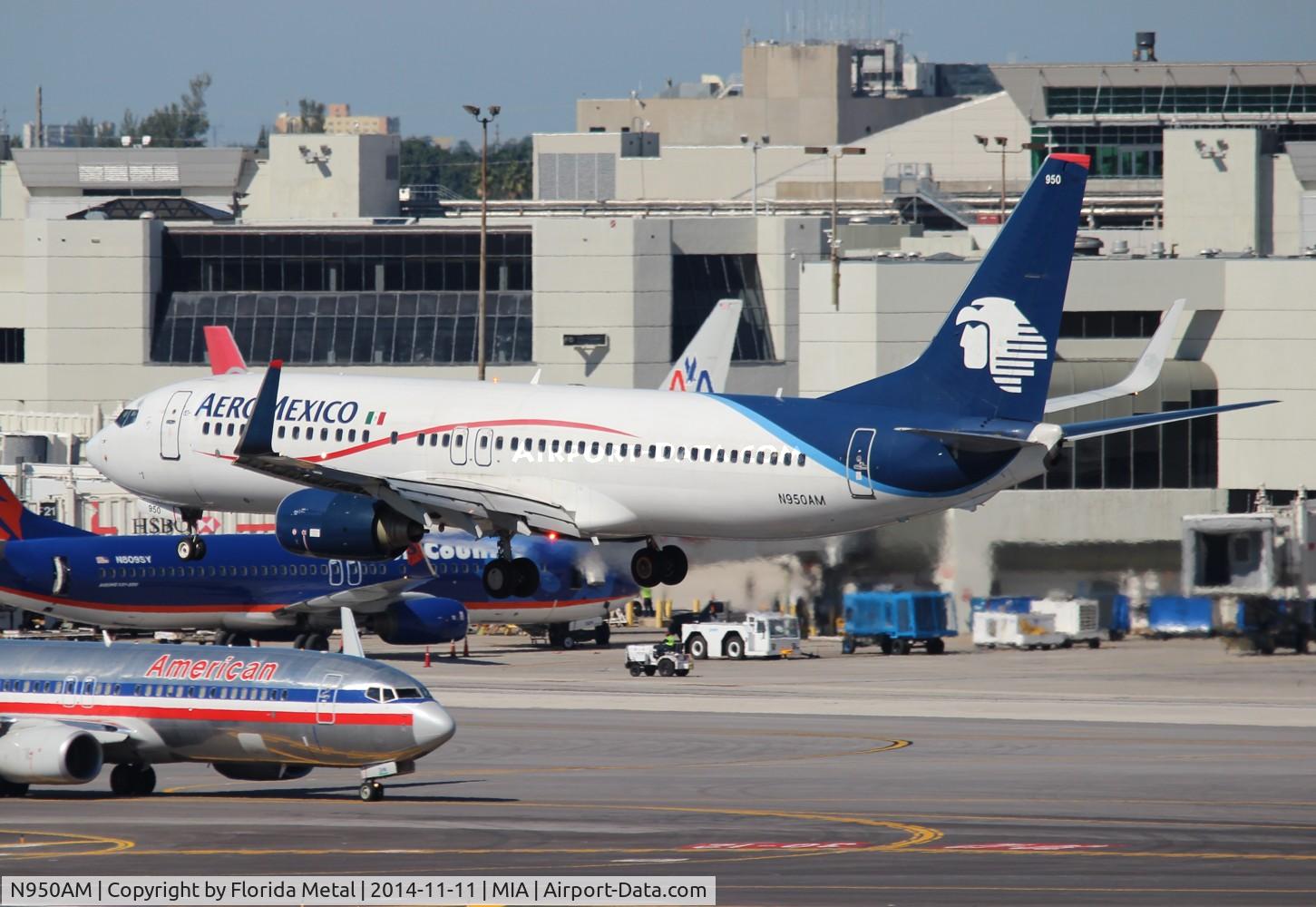 N950AM, 2006 Boeing 737-852 C/N 35115, Aeromexico