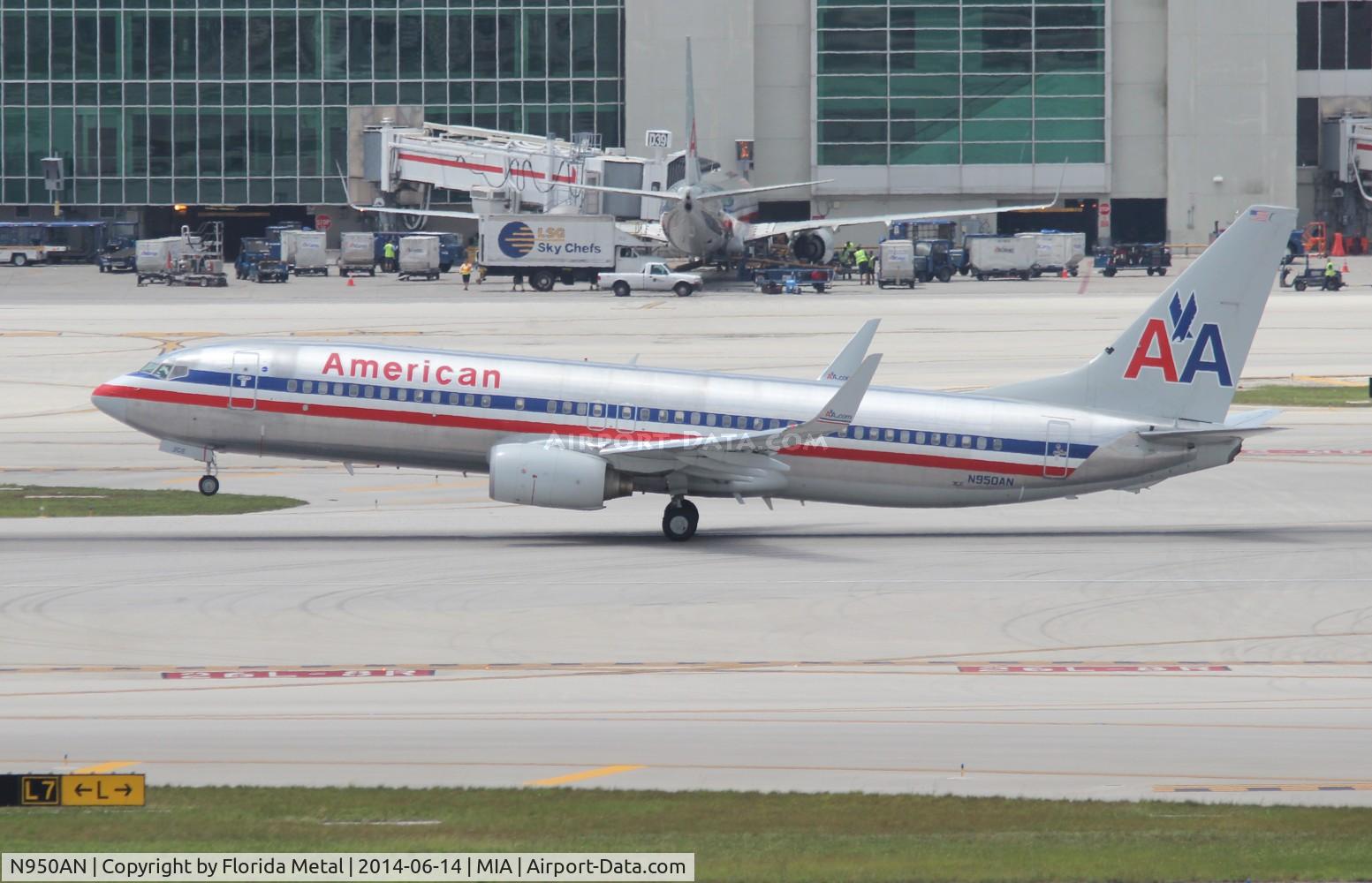 N950AN, 2000 Boeing 737-823 C/N 30087, American