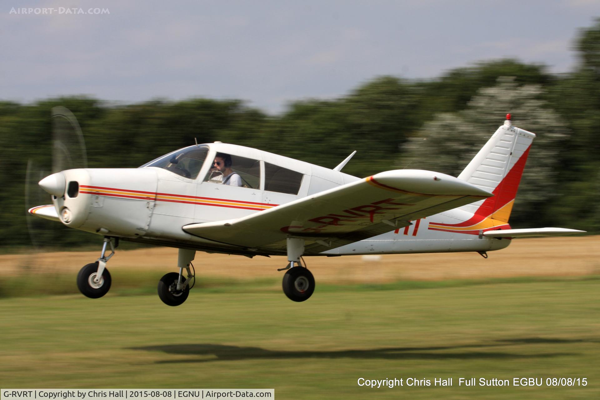 G-RVRT, 1970 Piper PA-28-140 Cherokee C/N 28-26933, at the Vale of York LAA strut flyin, Full Sutton