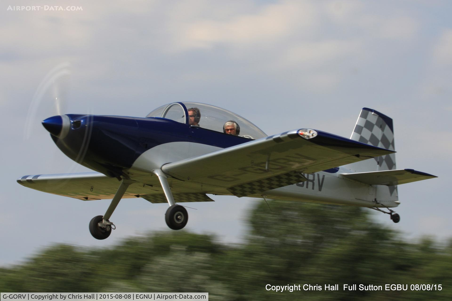 G-GORV, 2013 Vans RV-8 C/N LAA 303-14847, at the Vale of York LAA strut flyin, Full Sutton