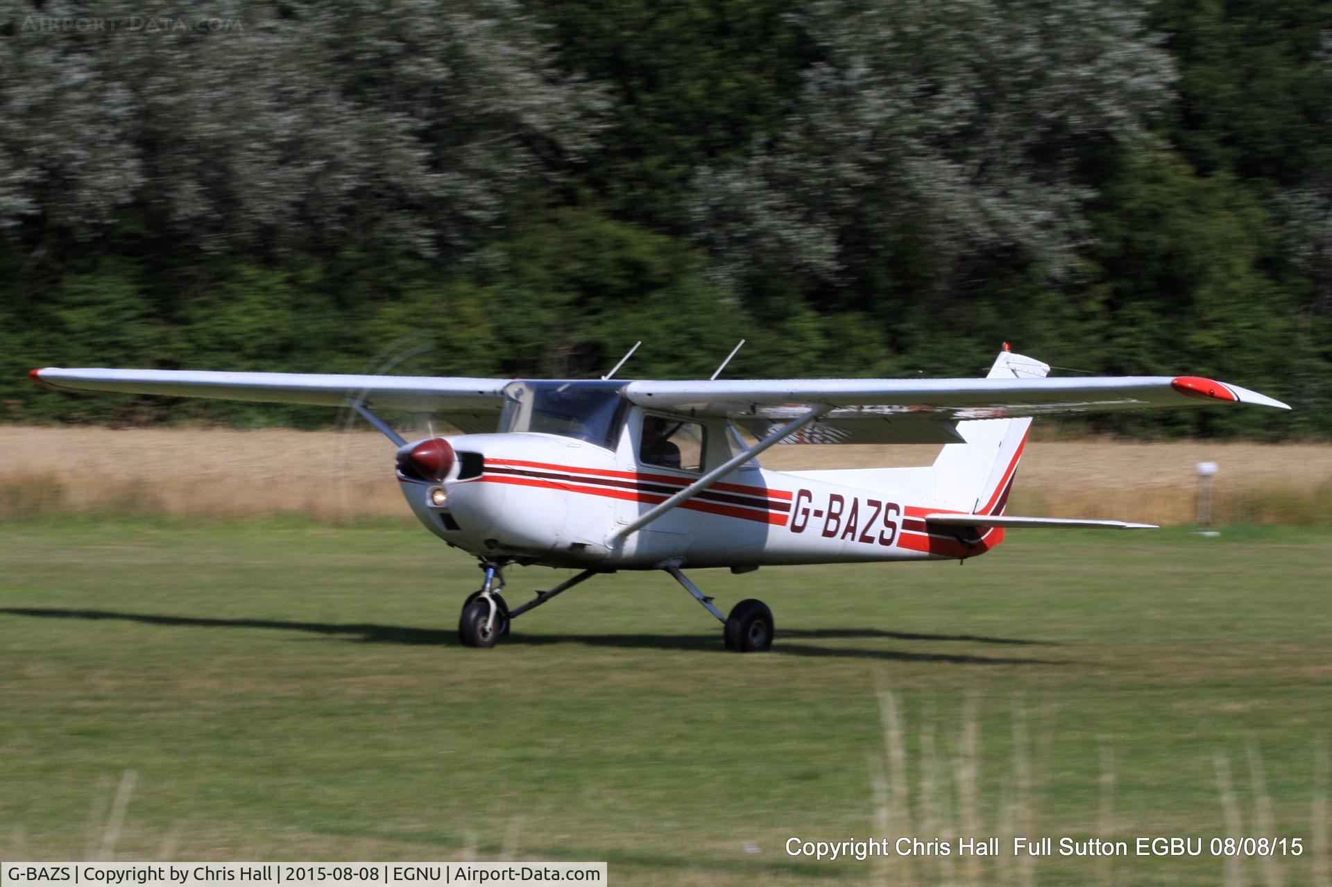 G-BAZS, 1973 Reims Cessna F150L C/N 0954, at the Vale of York LAA strut flyin, Full Sutton