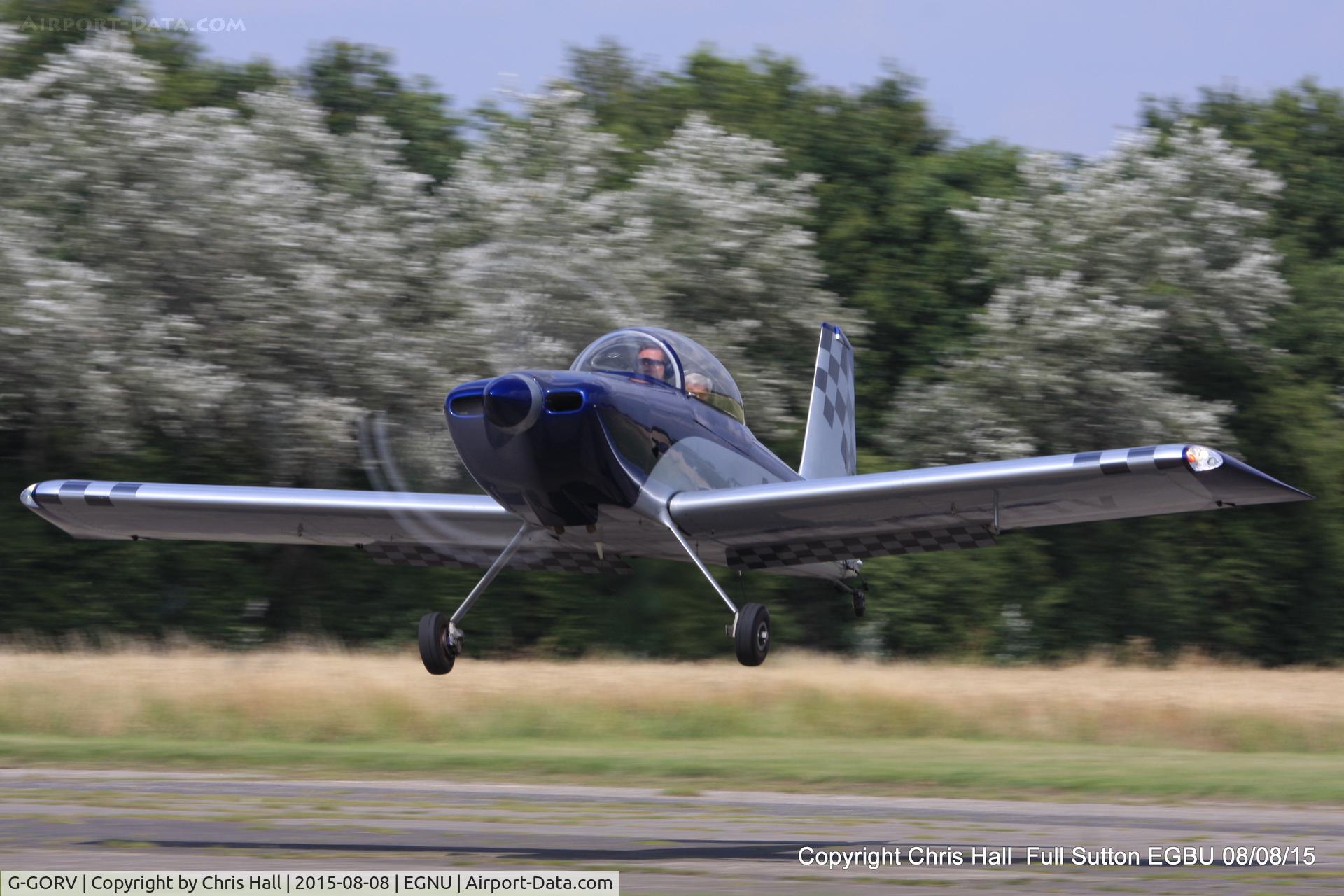G-GORV, 2013 Vans RV-8 C/N LAA 303-14847, at the Vale of York LAA strut flyin, Full Sutton