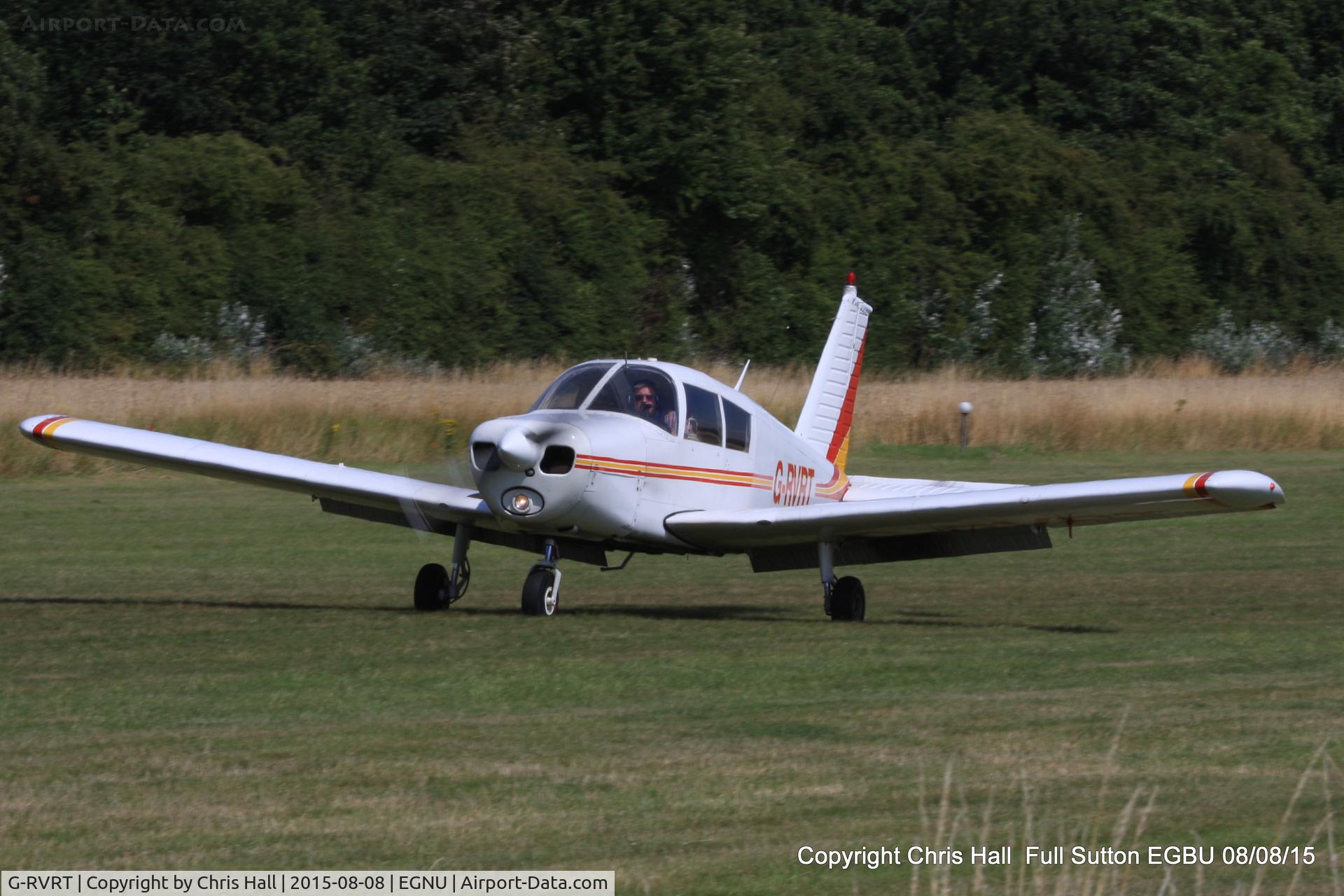 G-RVRT, 1970 Piper PA-28-140 Cherokee C/N 28-26933, at the Vale of York LAA strut flyin, Full Sutton