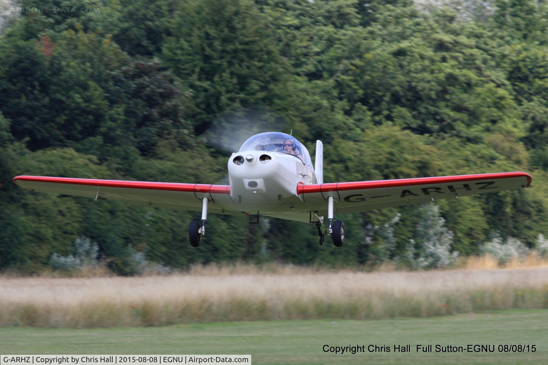 G-ARHZ, 1961 Rollason Druine D-62 Condor C/N PFA 247, at the Vale of York LAA strut flyin, Full Sutton