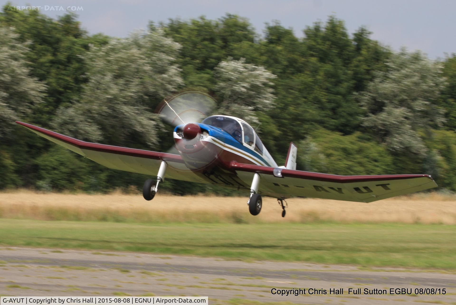G-AYUT, 1964 SAN Jodel DR-1050 Ambassadeur C/N 479, at the Vale of York LAA strut flyin, Full Sutton