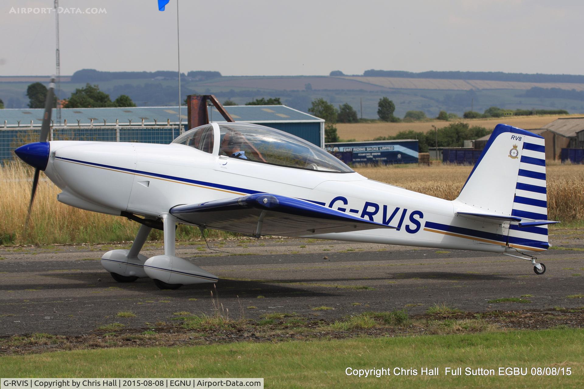 G-RVIS, 2003 Vans RV-8 C/N PFA 303-14031, at the Vale of York LAA strut flyin, Full Sutton