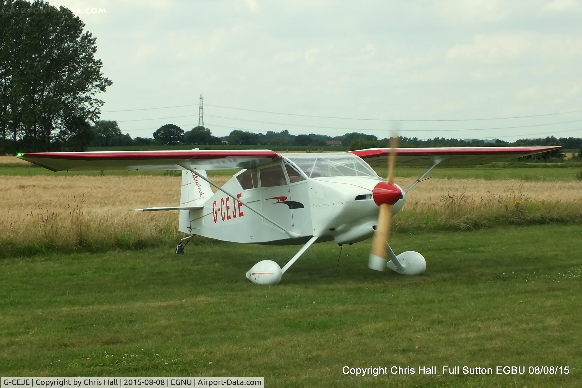 G-CEJE, 2007 Wittman W-10 Tailwind C/N PFA 031-14003, at the Vale of York LAA strut flyin, Full Sutton