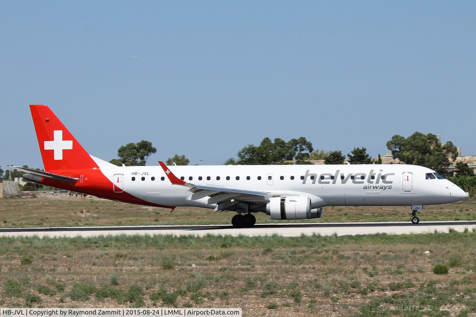 HB-JVL, 2010 Embraer E190 (ERJ-190-100) C/N 19000354, Embraer ERJ-190 Helvetic Air