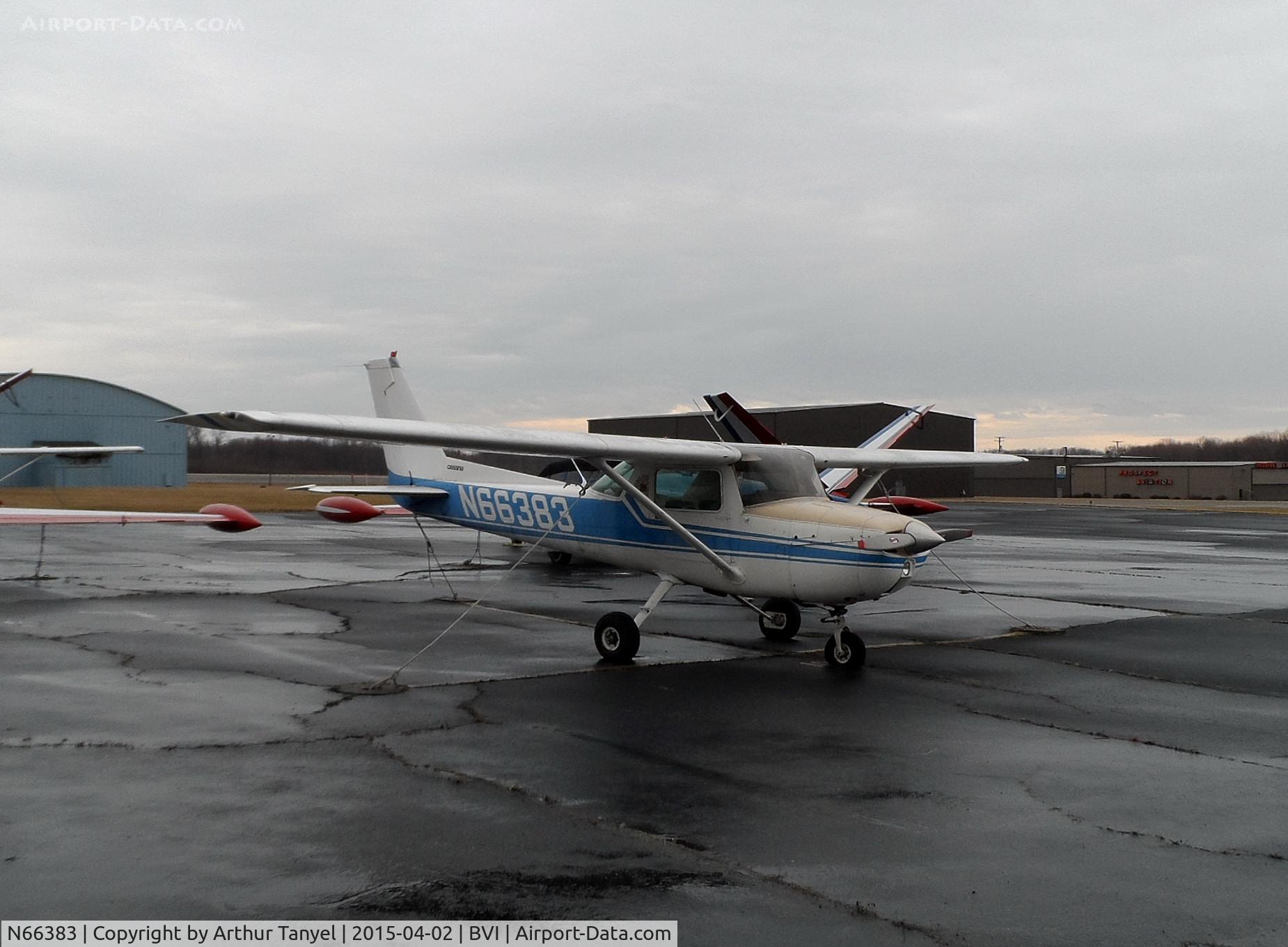 N66383, 1974 Cessna 150M C/N 15076007, Parked @ BVI