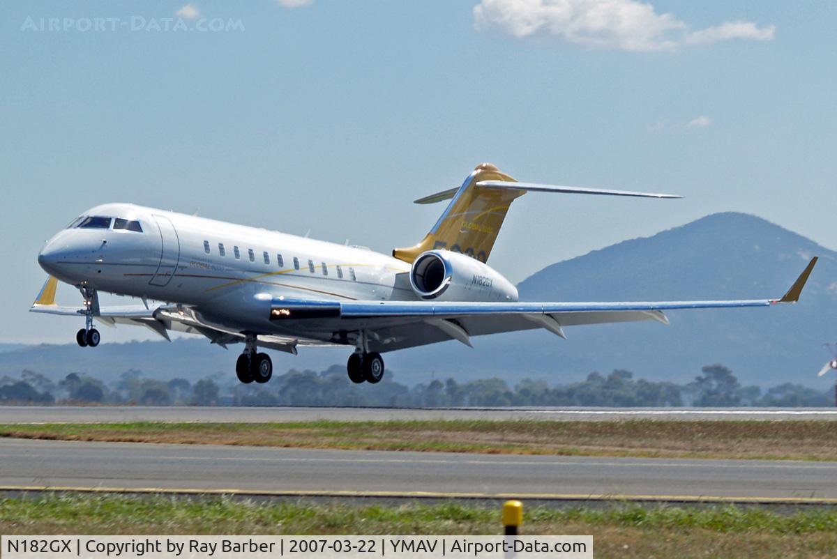 N182GX, 2005 Bombardier BD-700-1A11 Global 5000 C/N 9182, Bombardier BD-700-1A11 Global 5000 [9182] Avalon~VH 22//03/2007. Revised scheme.