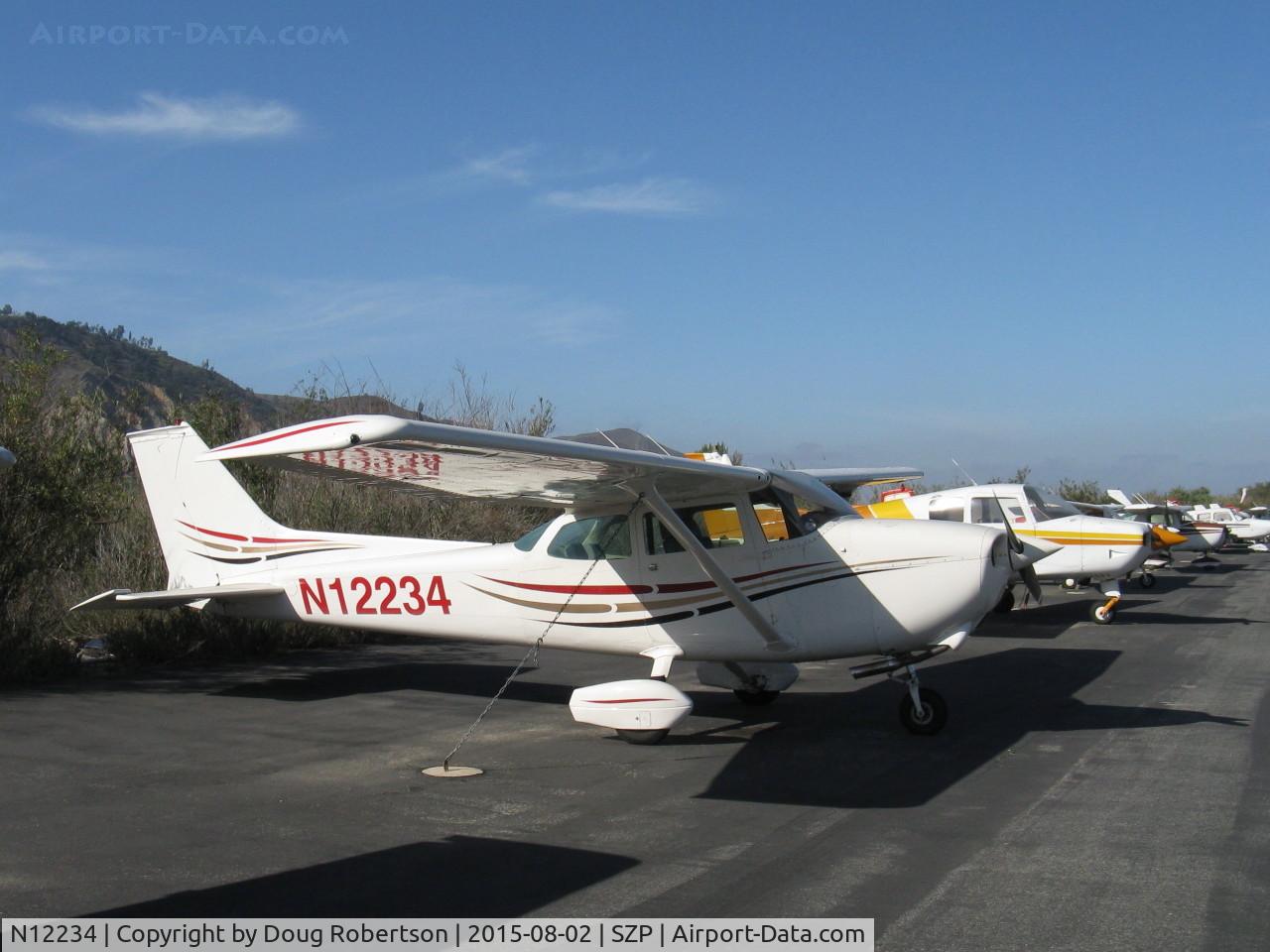 N12234, 1973 Cessna 172M C/N 17261896, 1973 Cessna 172M SKYHAWK, Lycoming O-320-E2D 150 Hp, M model first C172 with drooped wing leading edge. Note: PowerFlow exhaust mod by STC.