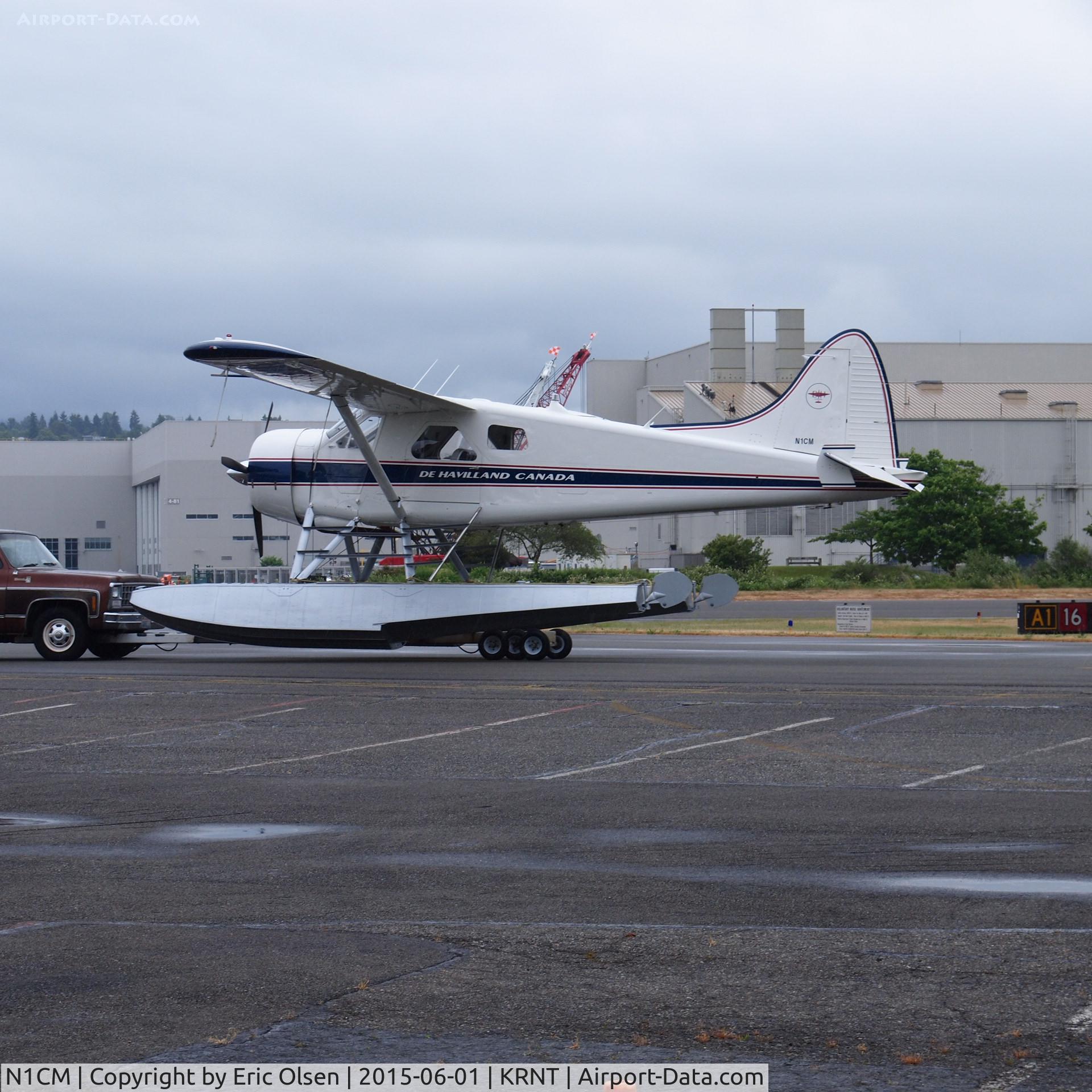 N1CM, 1965 De Havilland Canada DHC-2 Beaver Mk.1 C/N 1606, 1965 DeHavilland Beaver at the south end of KRNT.