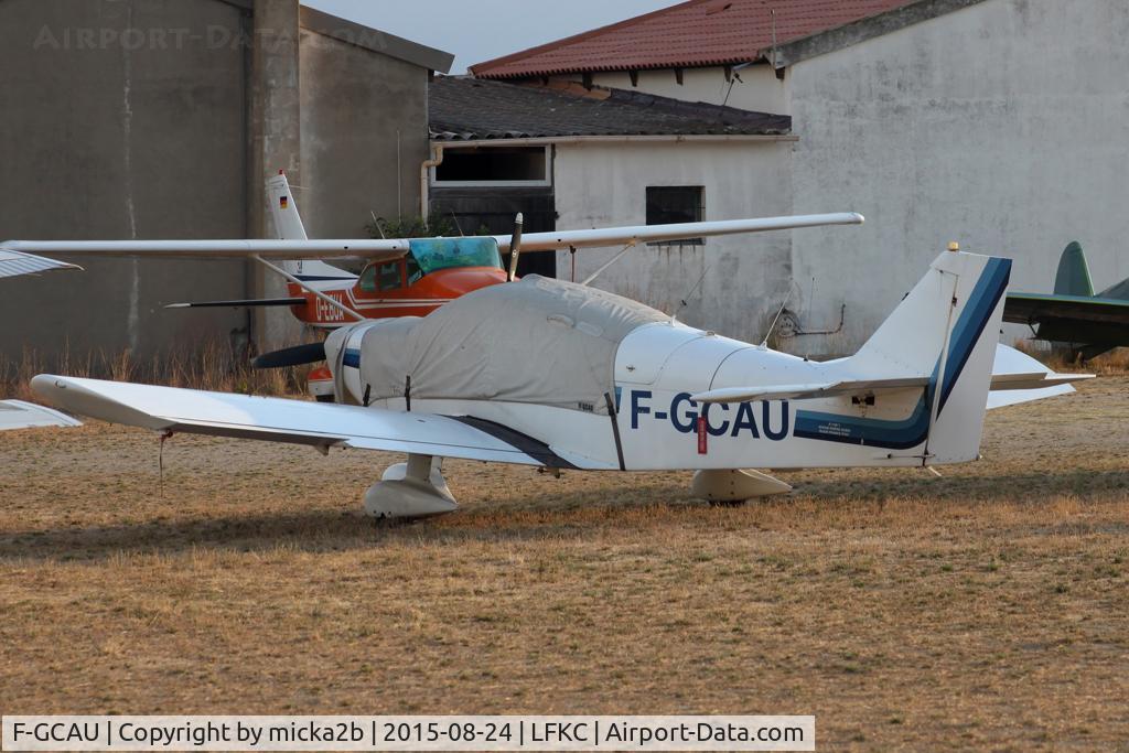 F-GCAU, 1979 Robin R-1180T Aiglon C/N 241, Parked. Crashed during landing at Saint François (Guadeloupe)