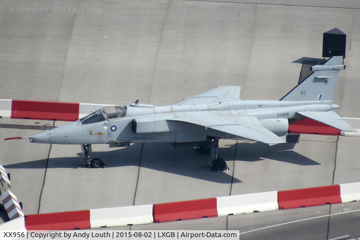 XX956, 1975 Sepecat Jaguar GR.1 C/N S.78, Preserved at RAF Gibraltar., August 2nd 2015.