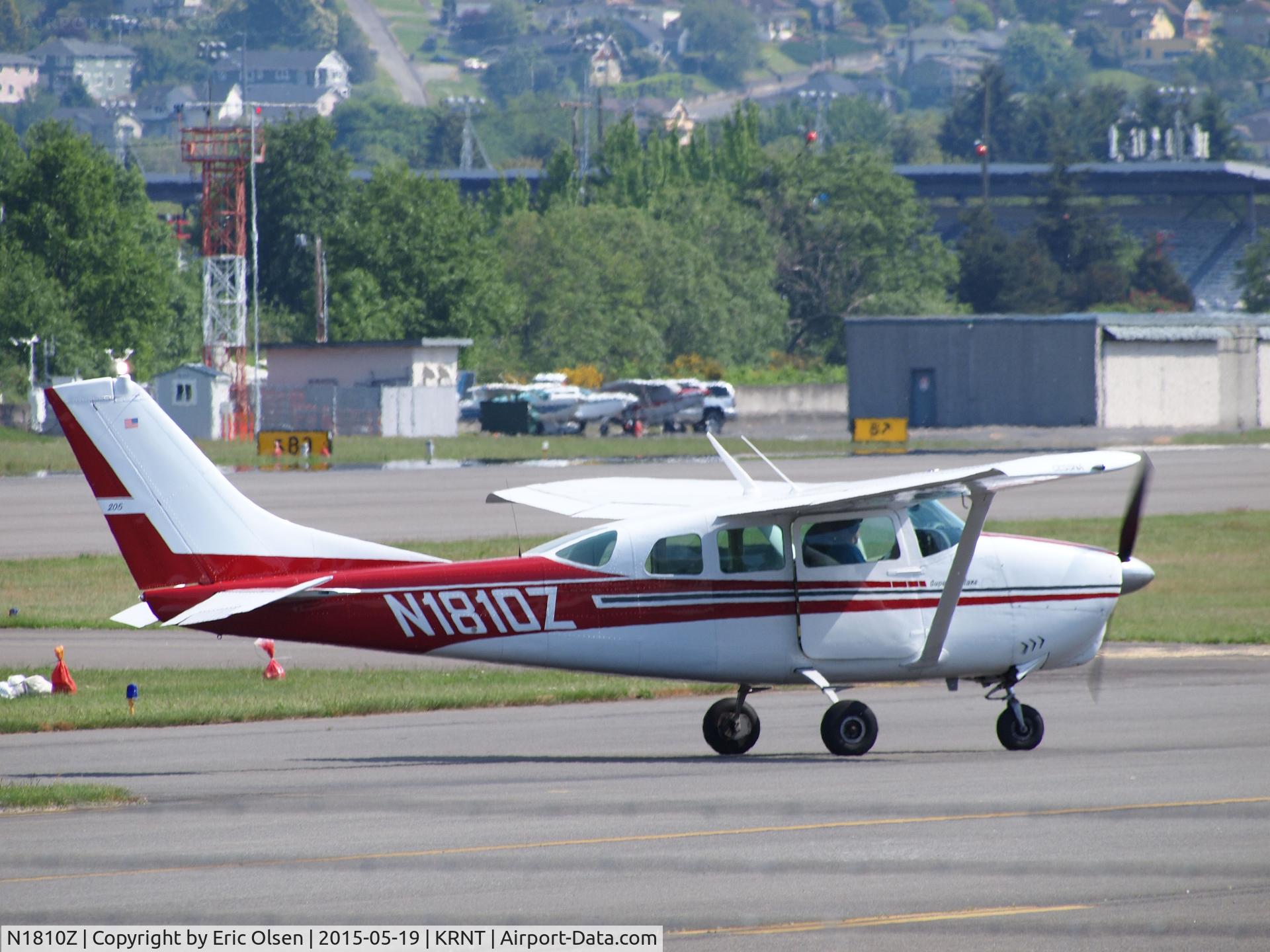N1810Z, 1962 Cessna 210-5(205) C/N 205-0010, 1962 Cessna 210 getting ready to take off.