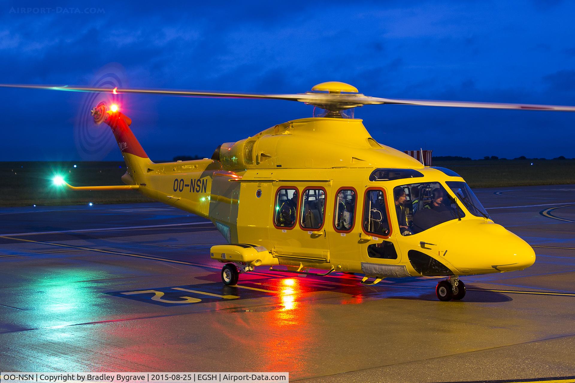 OO-NSN, 2015 AgustaWestland AW-139 C/N 31700, First AW139 for NHV