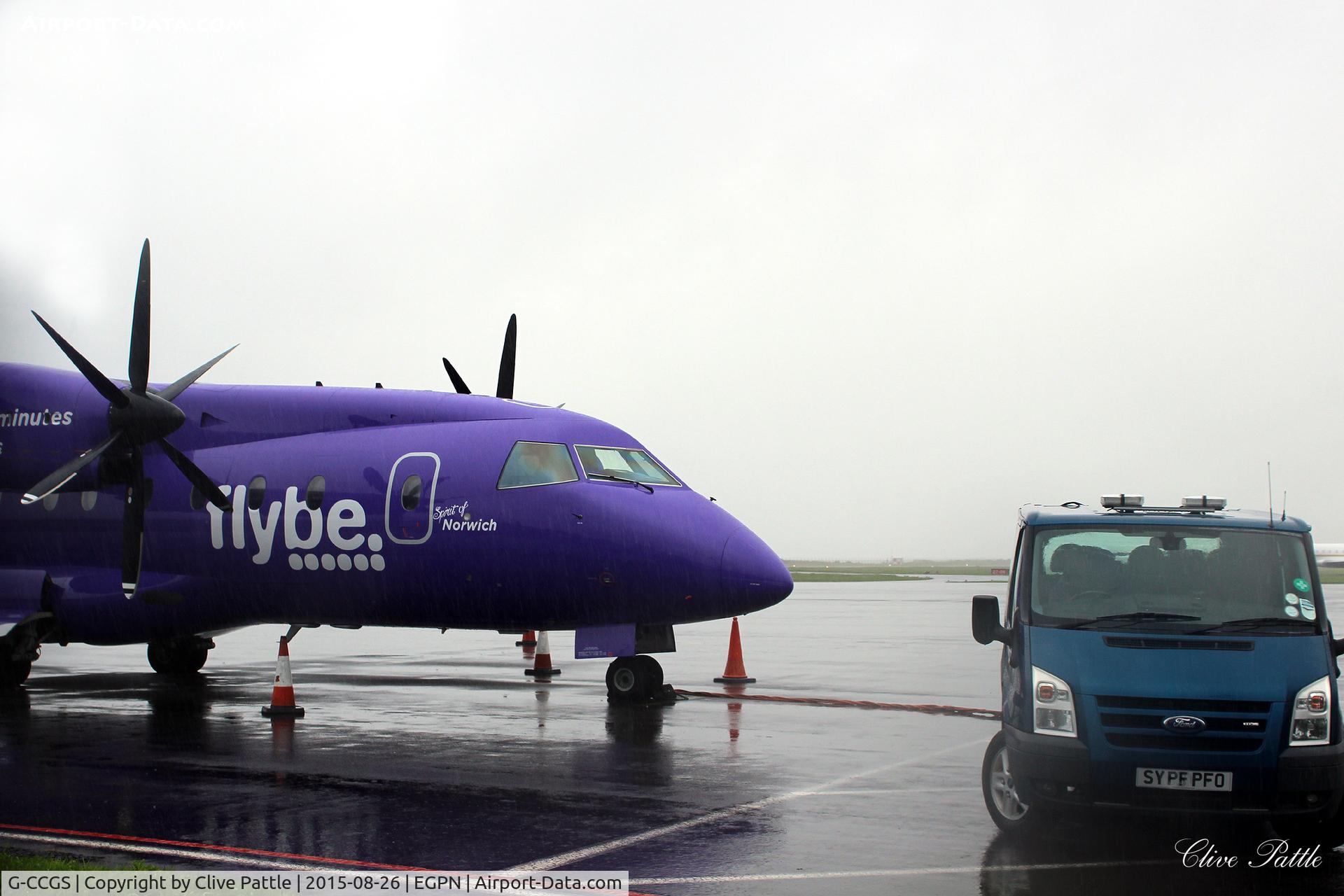 G-CCGS, 1998 Dornier 328-100 C/N 3101, Close up of the nose of the 'Spirit of Norwich', seen on the ramp at Dundee Riverside Airport EGPN