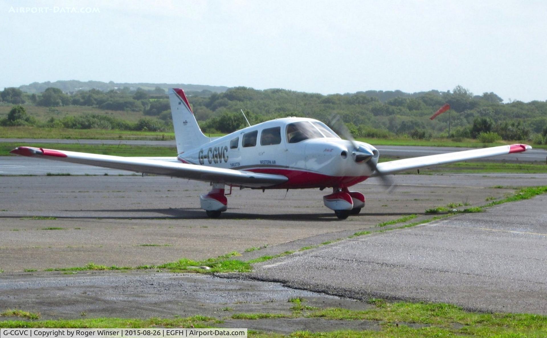 G-CGVC, 2008 Piper PA-28-181 Cherokee Archer III C/N 2843669, Visiting Archer III operated by Western Air (Thruxton). Previously registered OK-INT.