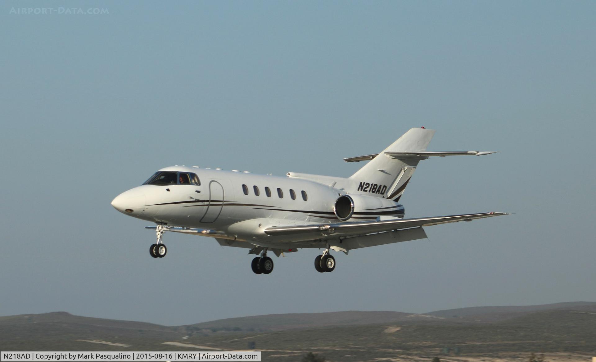 N218AD, 1988 British Aerospace BAe.125 Series 800A C/N 258139, Hawker 800A