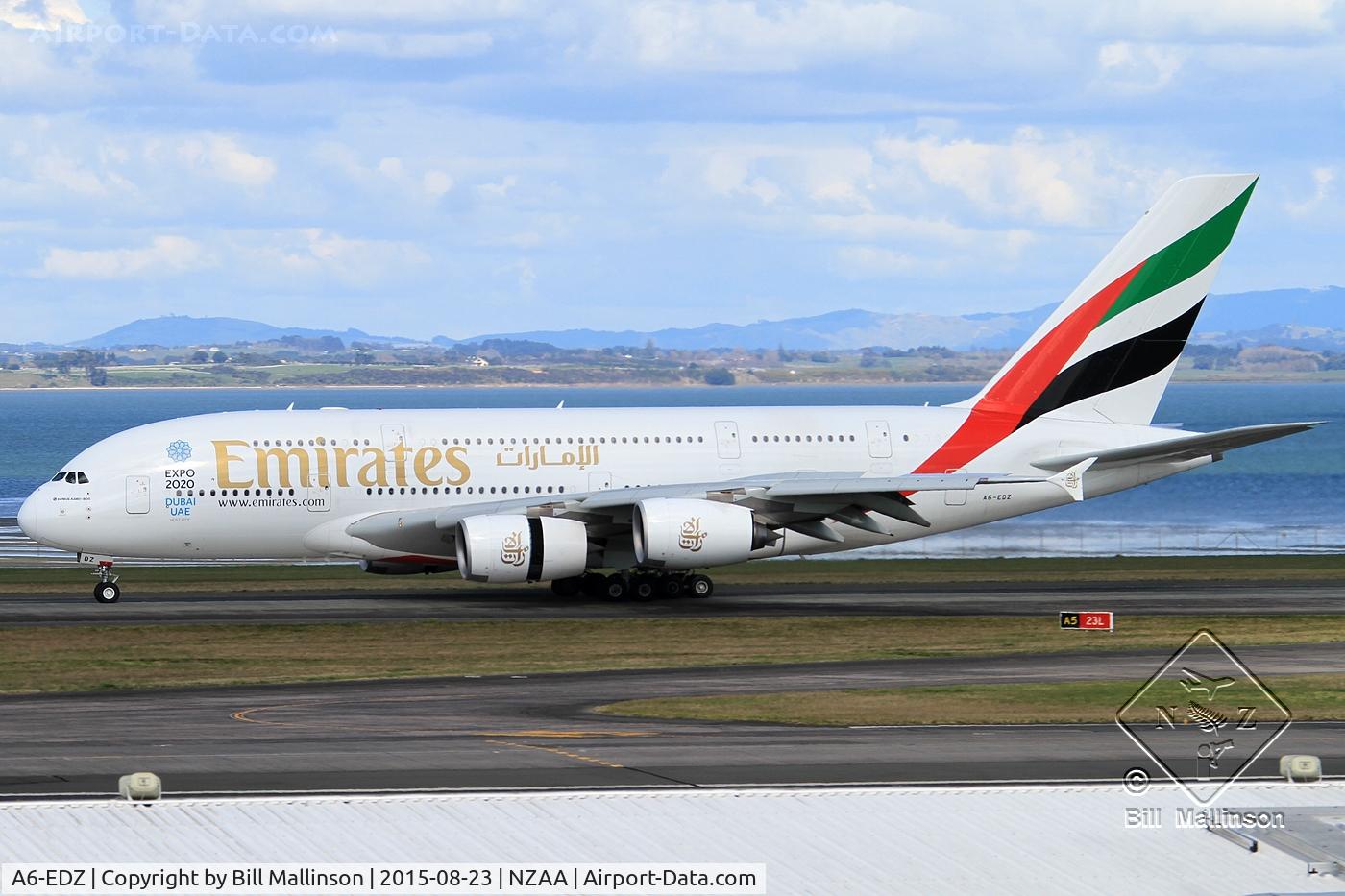 A6-EDZ, 2012 Airbus A380-861 C/N 107, in from MEL