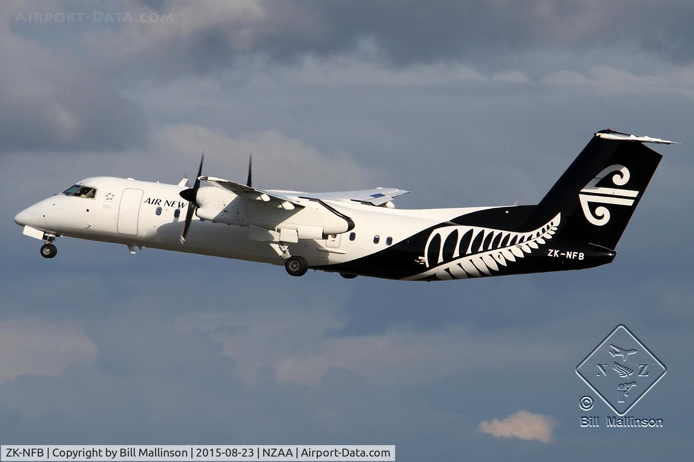 ZK-NFB, 2009 De Havilland Canada DHC-8-311 Dash 8 C/N 670, away from 05