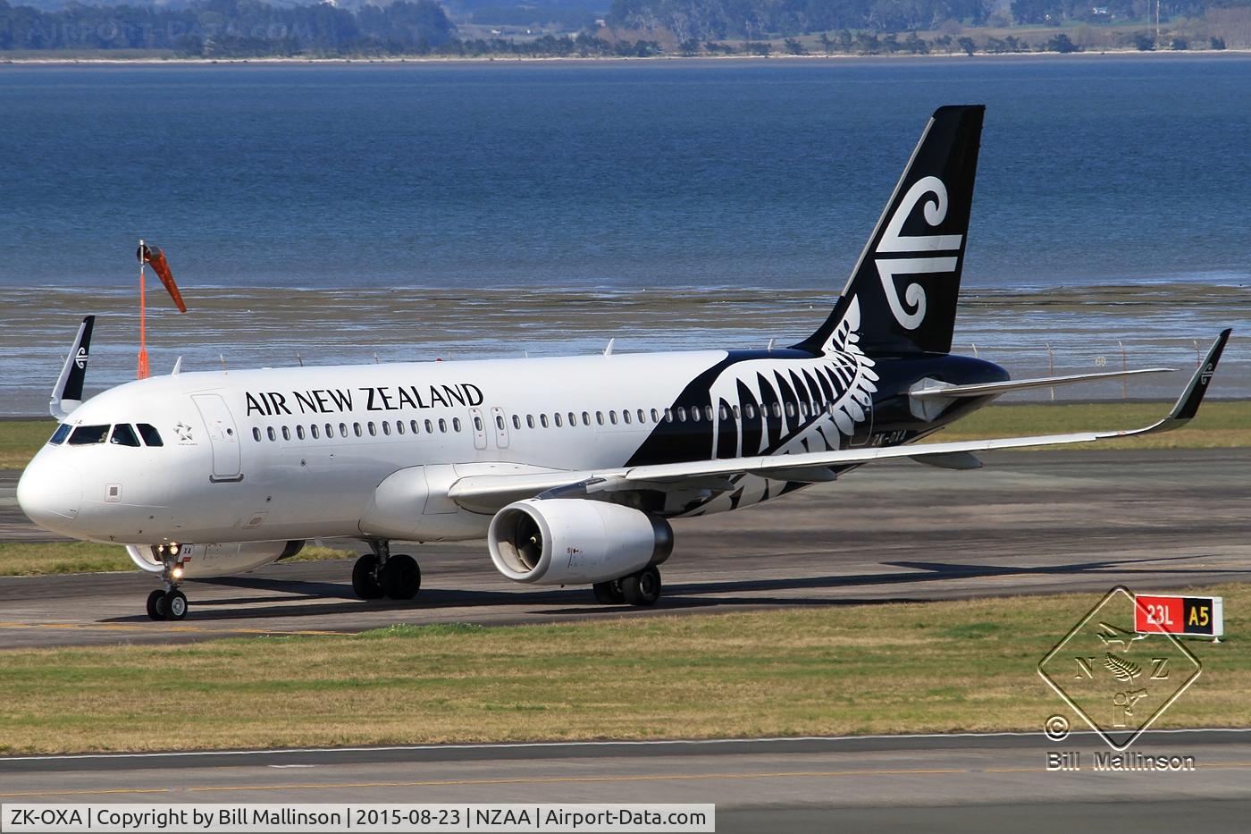 ZK-OXA, 2013 Airbus A320-232 C/N 5269, in off 05R