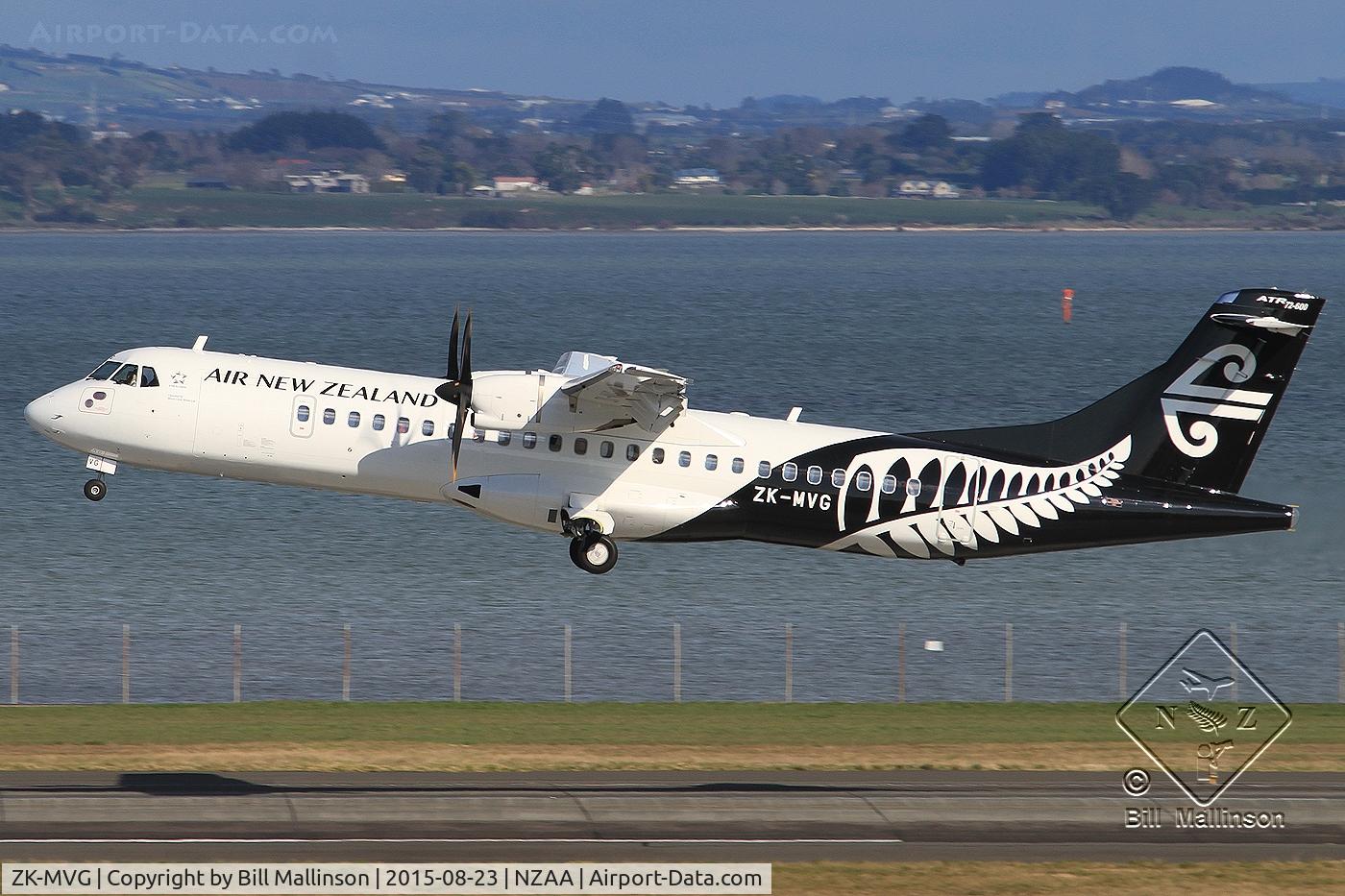 ZK-MVG, 2015 ATR 72-600 C/N 1264, off from 05R