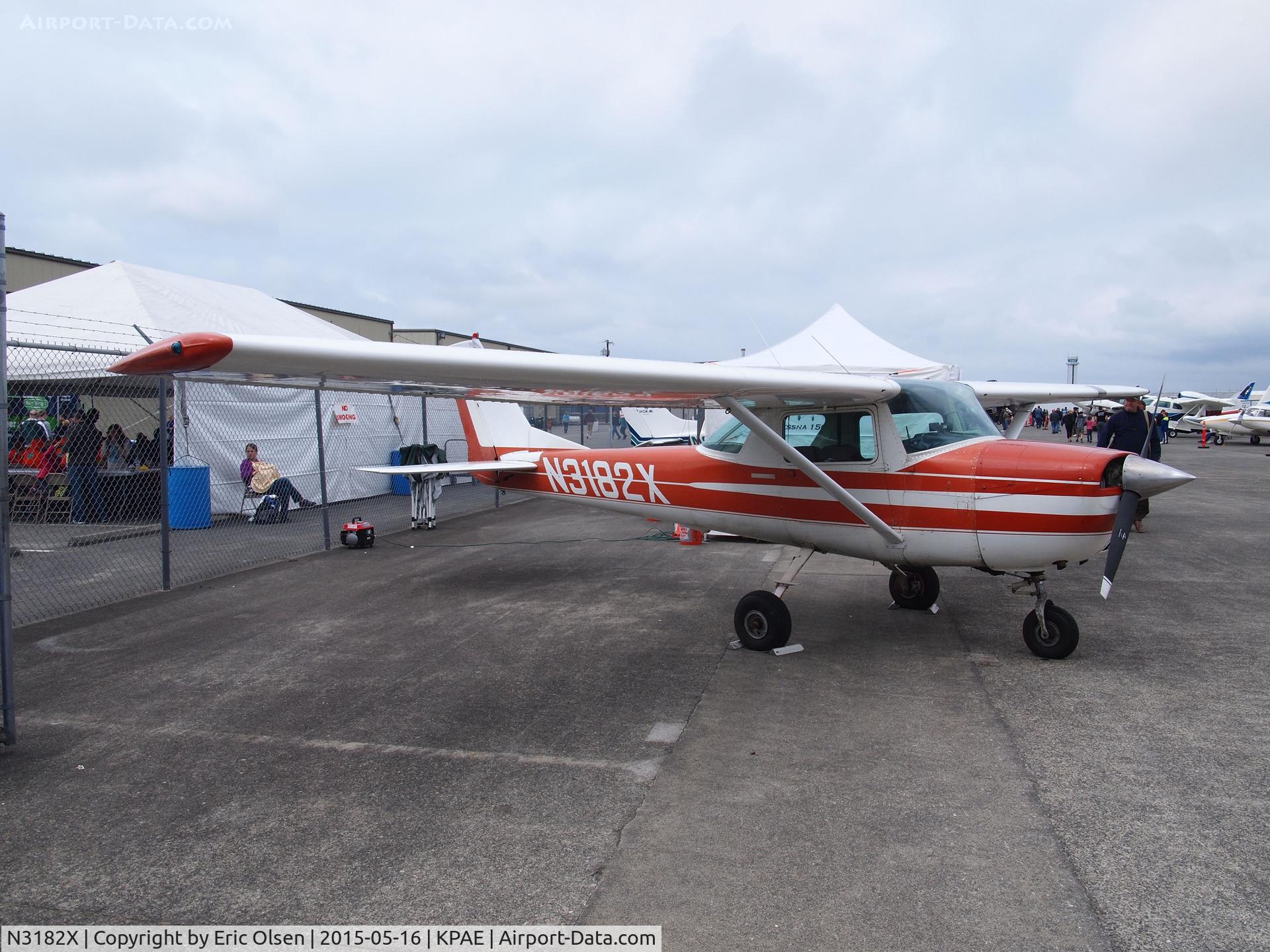 N3182X, 1966 Cessna 150G C/N 15064582, 1966 Cessna on display during the Paine Field General Aviation Day.