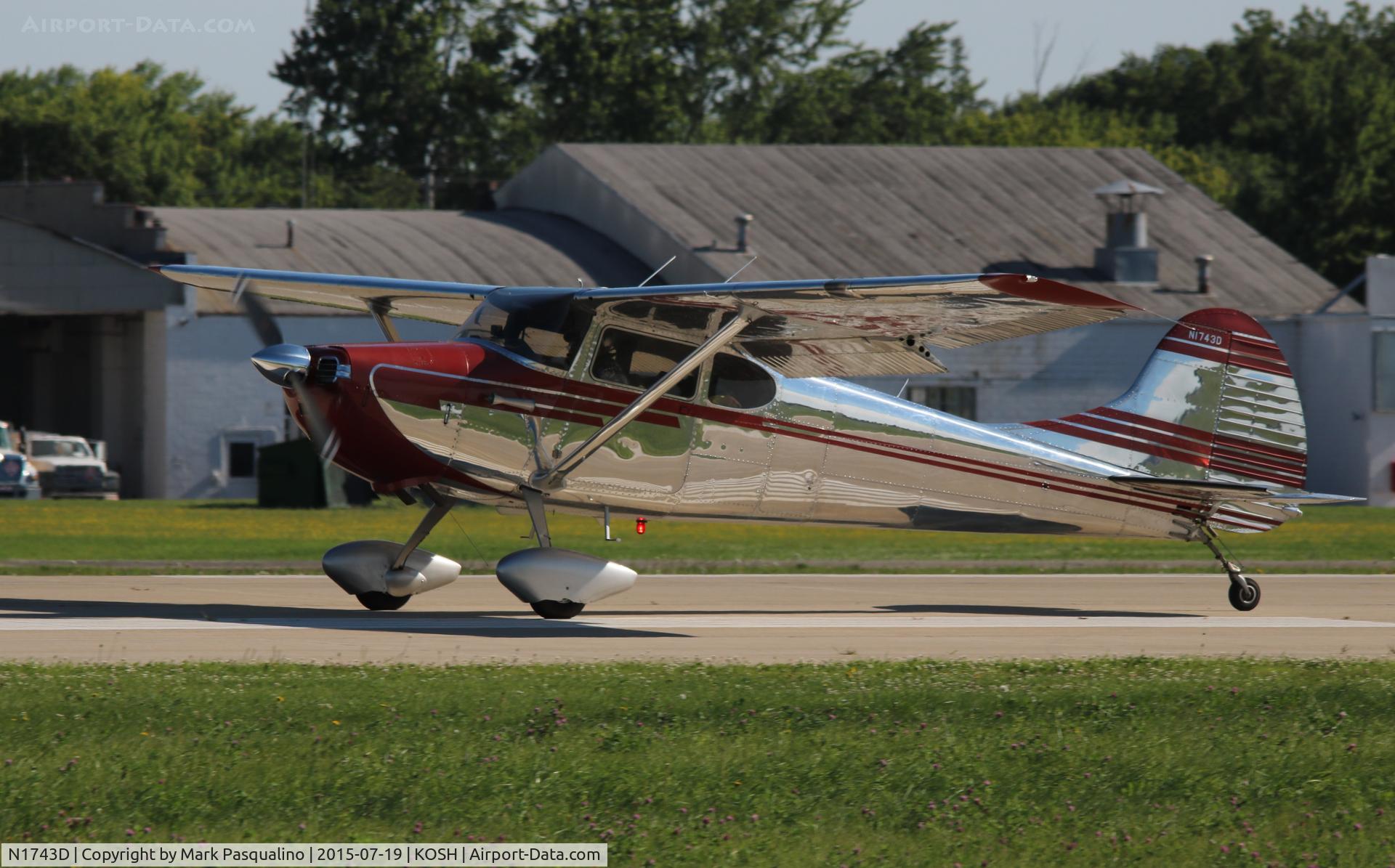 N1743D, 1952 Cessna 170B C/N 20343, Cessna 170B