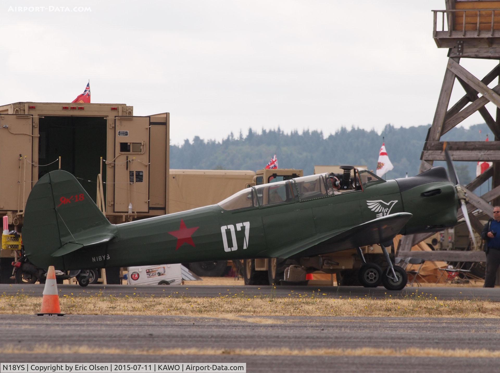 N18YS, 1956 Nanchang YK-18 C/N 1432025, Nanchang YK-18 at the 2015 Arlington Fly-in