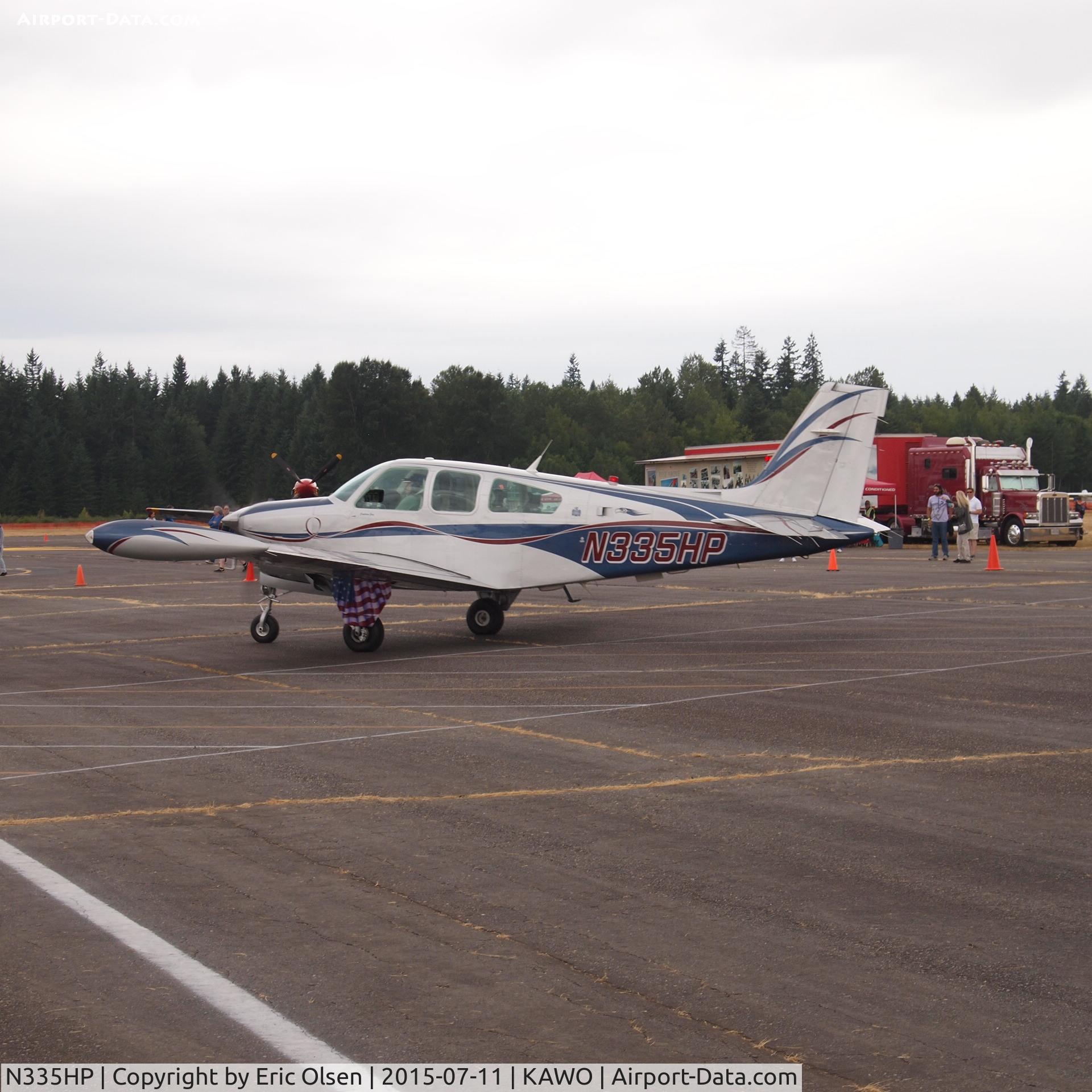 N335HP, 1992 Beech F33A Bonanza C/N CE1663, Beech F33A at the Arlington Fly-in.