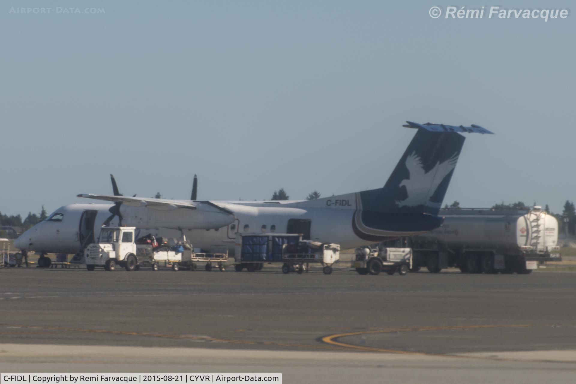 C-FIDL, 1991 De Havilland Canada DHC-8-311A Dash 8 C/N 305, Apologies for the poor quality, shooting from inside a craft with bad windows.