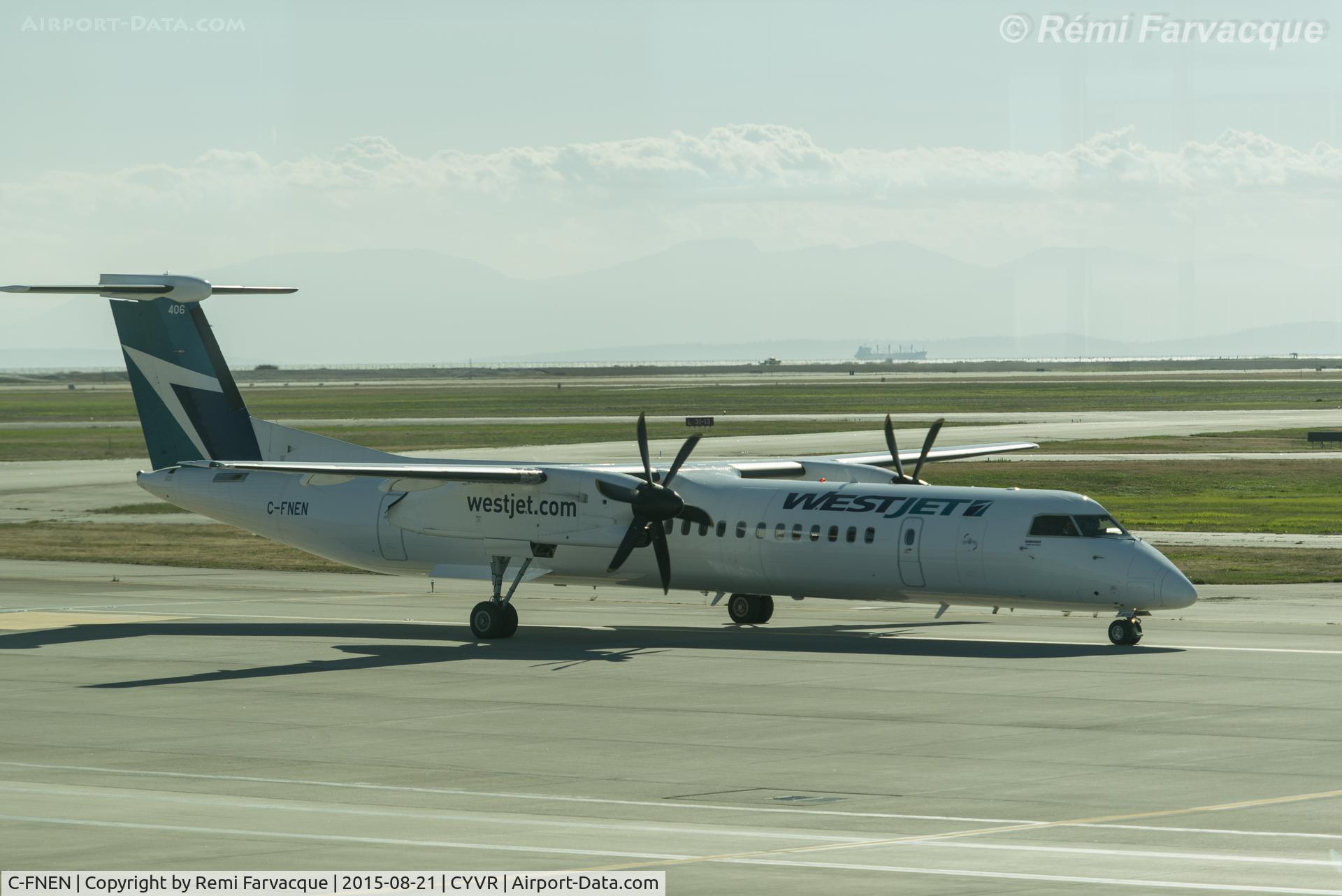 C-FNEN, 2007 De Havilland Canada DHC-8-402Q Dash 8 C/N 4185, Taxiing for take-off.