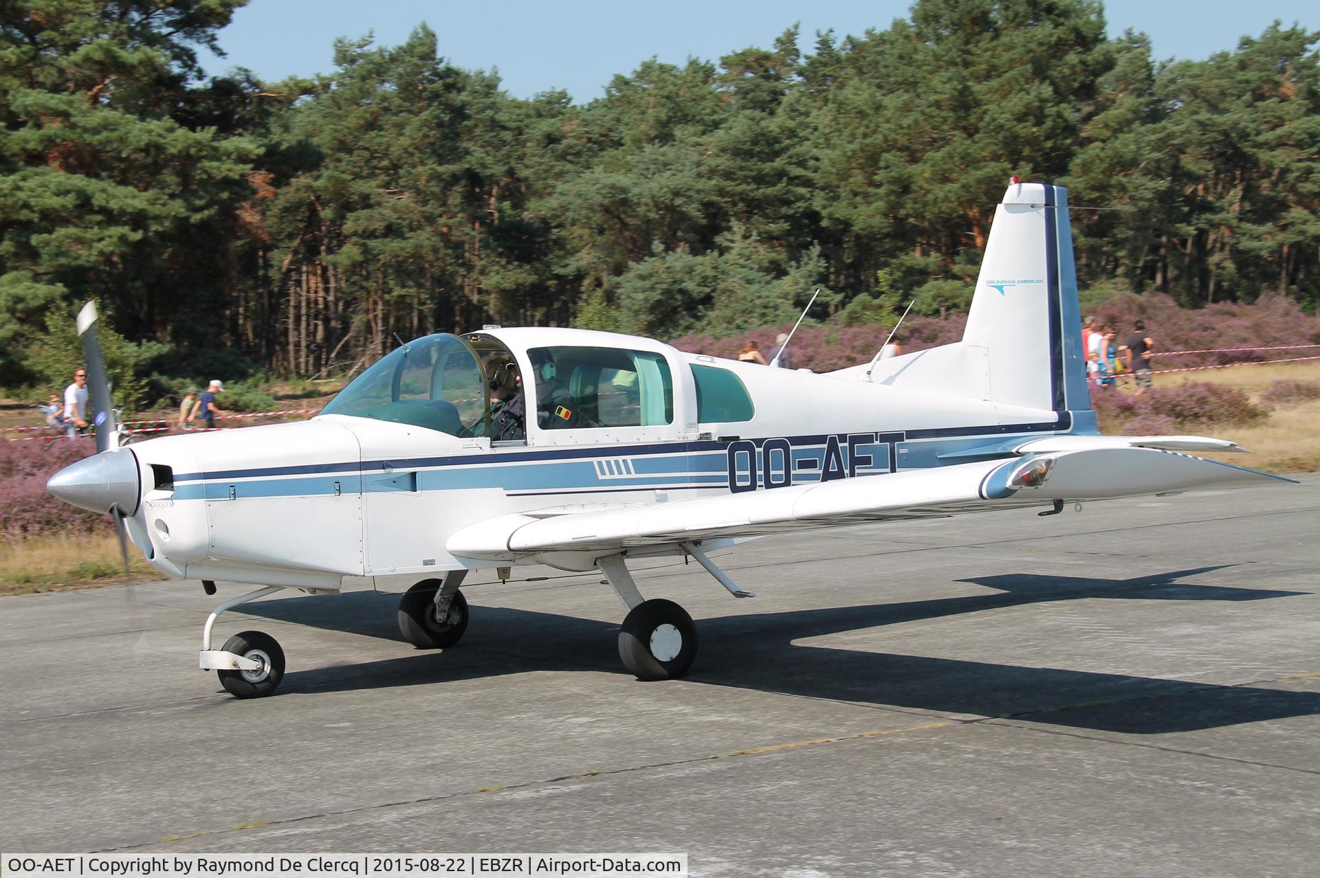 OO-AET, 1972 American Aviation AA-5 Traveler C/N AA5-0083, Zoersel Fly-in 2015.