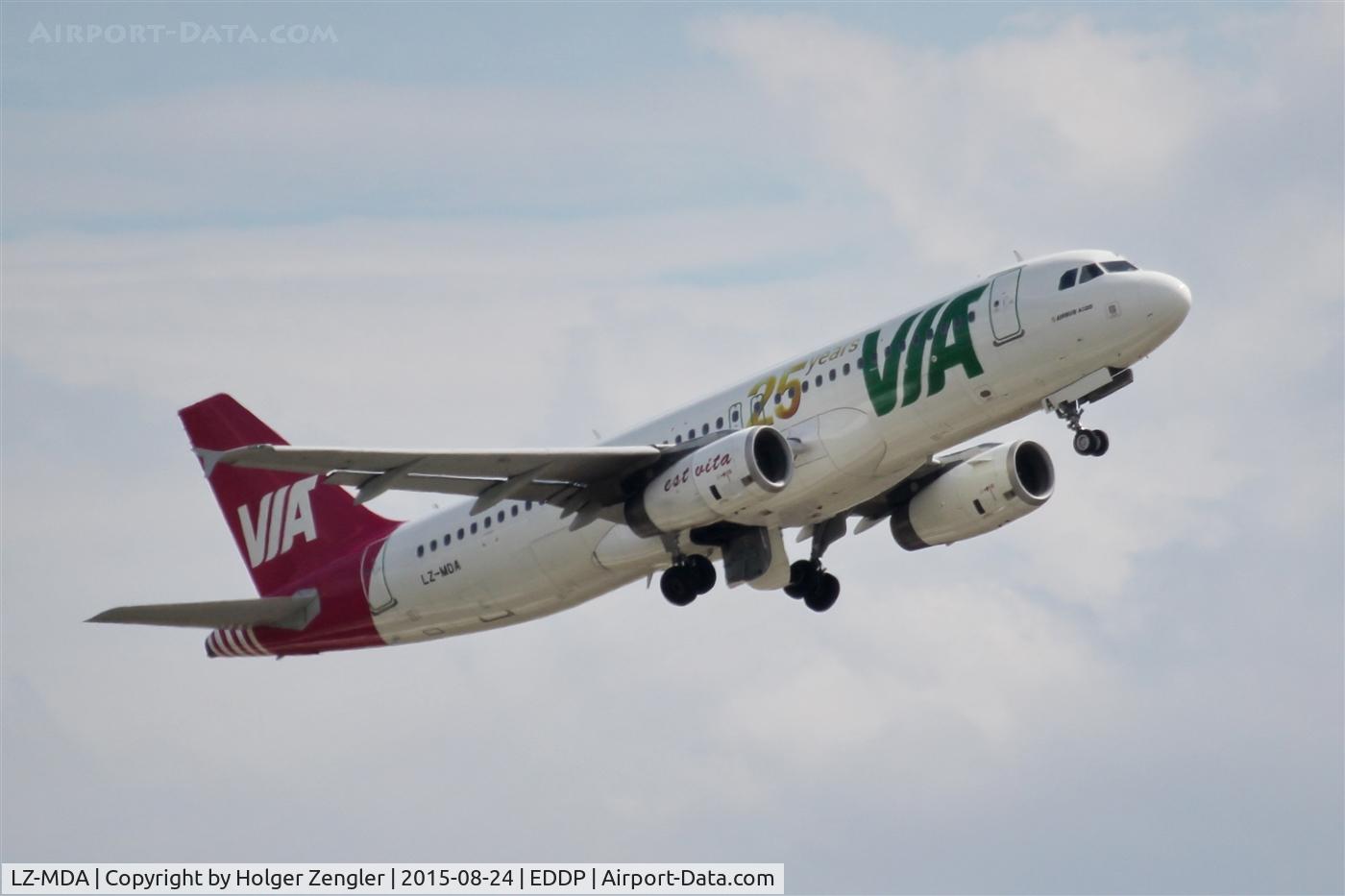 LZ-MDA, 2006 Airbus A320-232 C/N 2732, Departure to VAR...