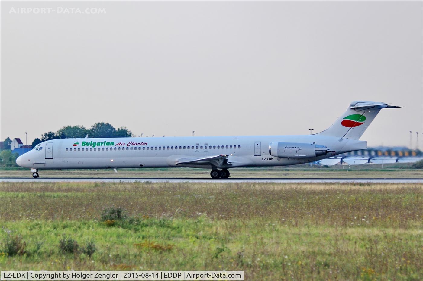 LZ-LDK, 1987 McDonnell Douglas MD-82 (DC-9-82) C/N 49432/1378, Departure to BOJ...