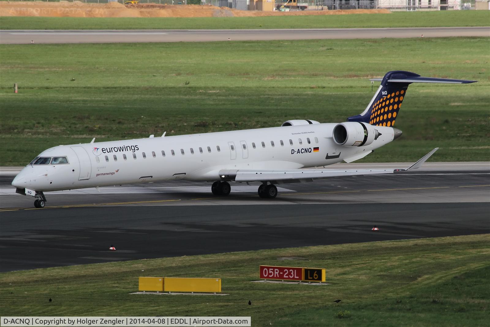 D-ACNQ, 2010 Bombardier CRJ-900LR (CL-600-2D24) C/N 15260, Arrival from BRE....