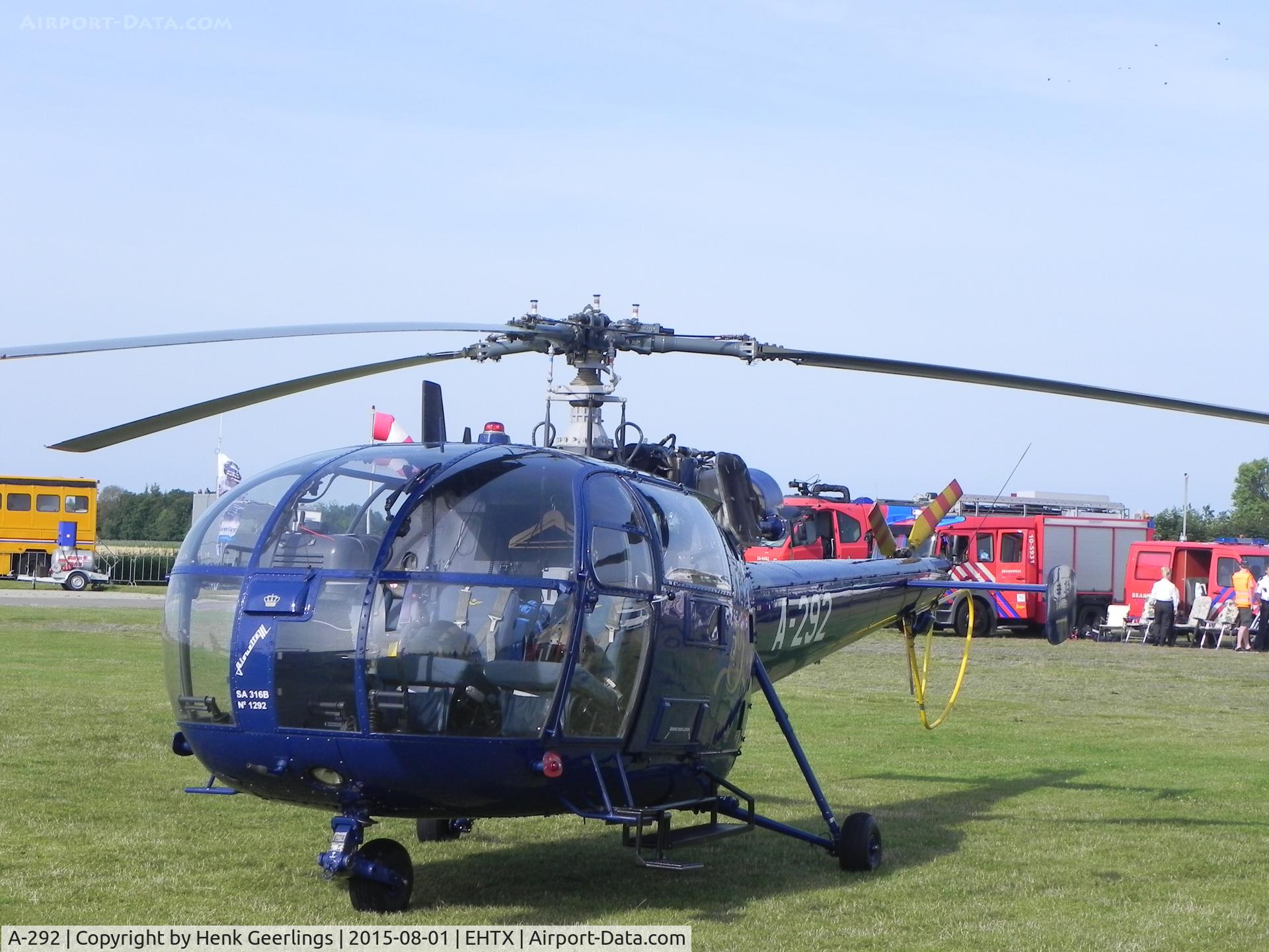A-292, Sud SE-3160 Alouette III C/N 1292, Texel Airshow , August 2015