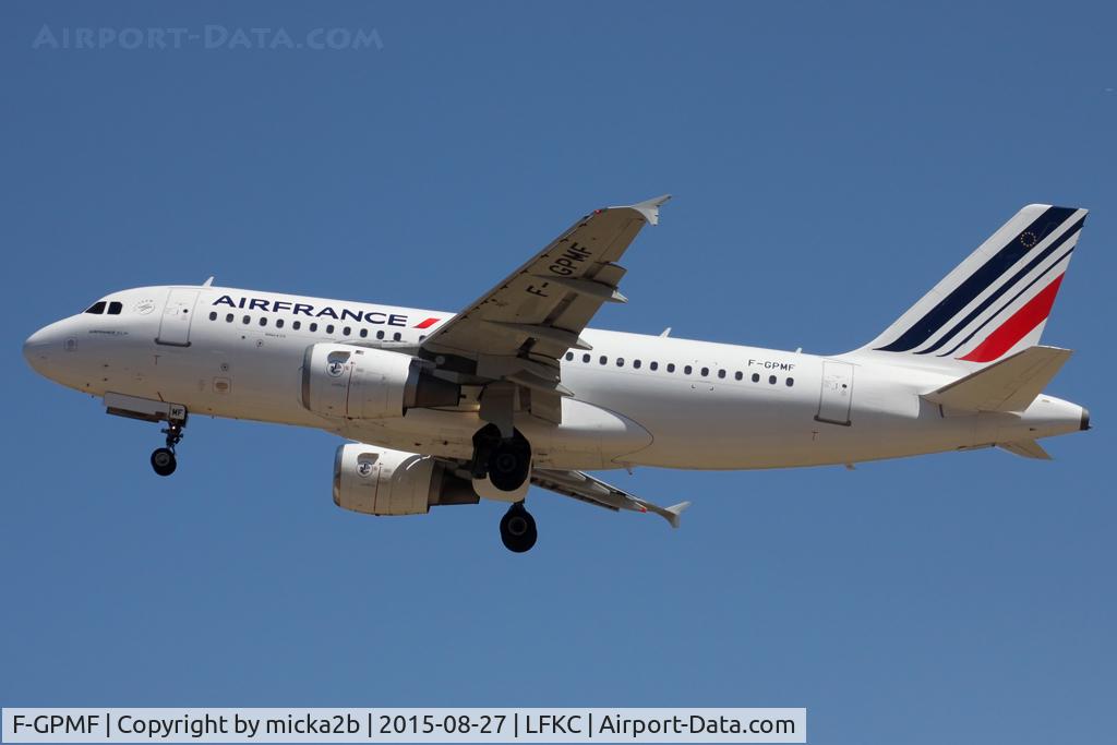 F-GPMF, 1996 Airbus A319-113 C/N 637, Take off