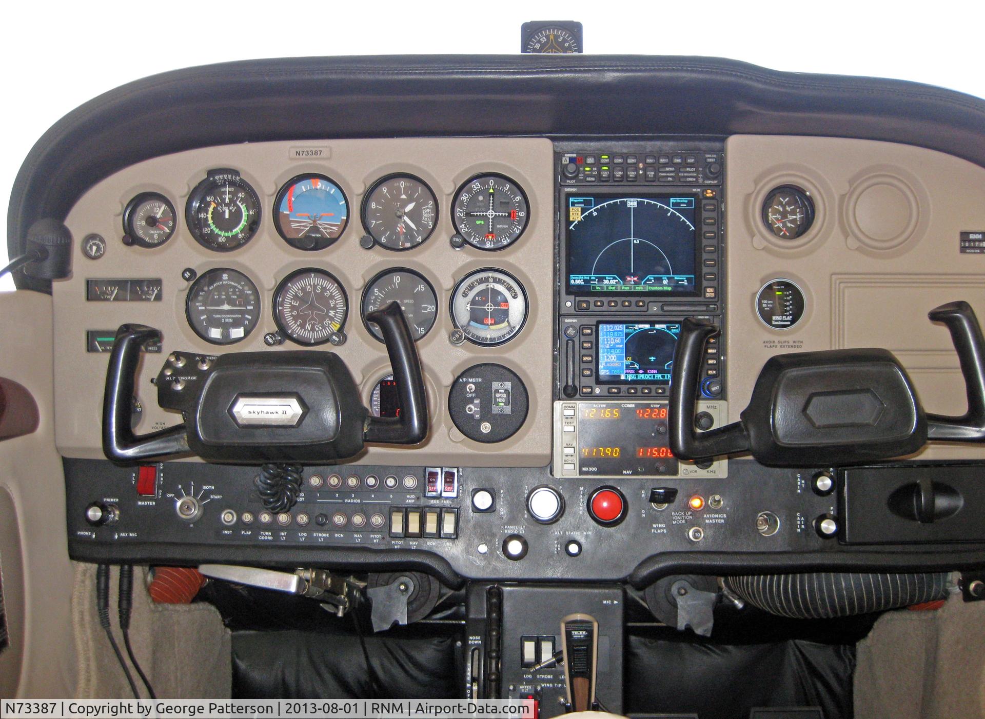 N73387, 1976 Cessna 172M C/N 17267419, 180hp, 320 Lycoming,, Lazar Ignition, Long Range tanks, Garmin GPS coupled to Auto Pilot.