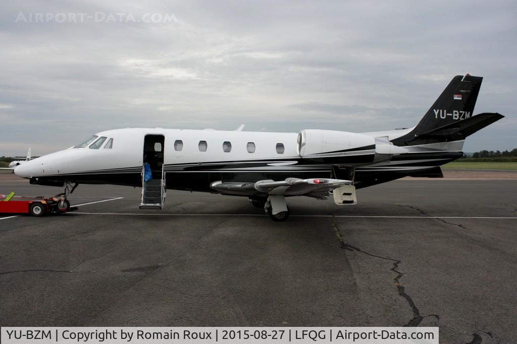 YU-BZM, 2009 Cessna 560XLS Citation Excel+ C/N 560-6037, Parked